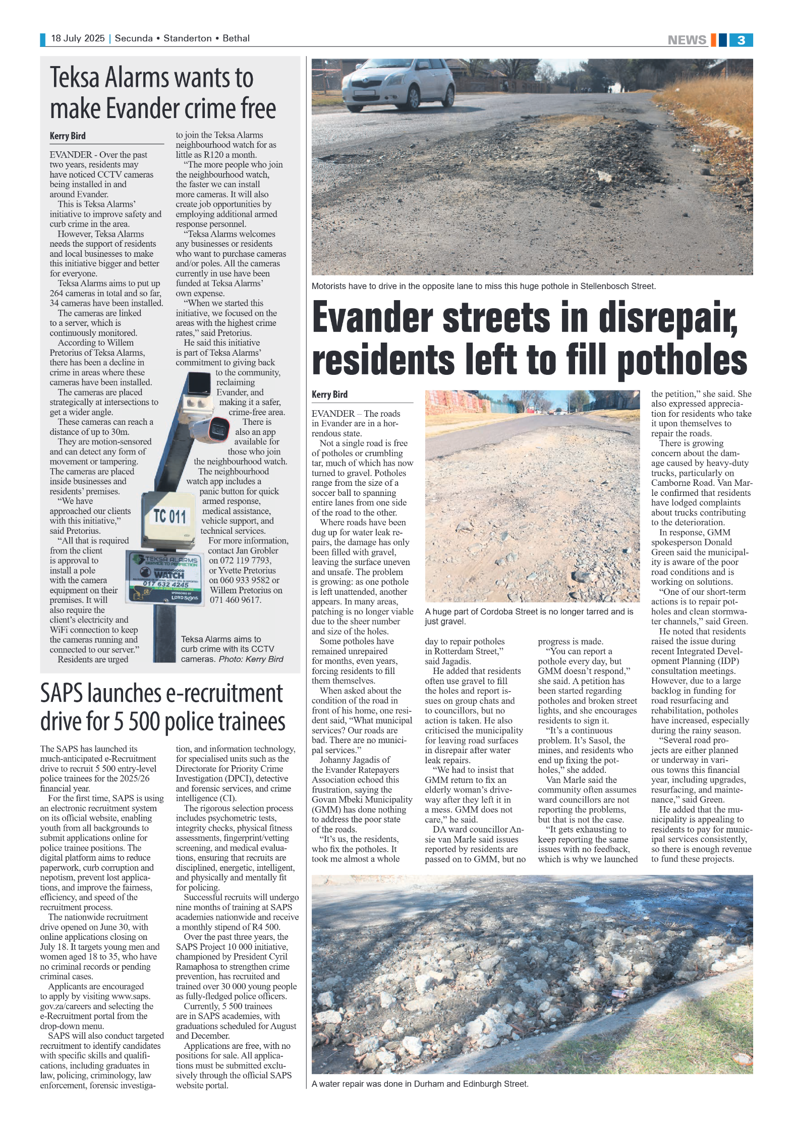 Ridge Times 18 July 2025 page 3