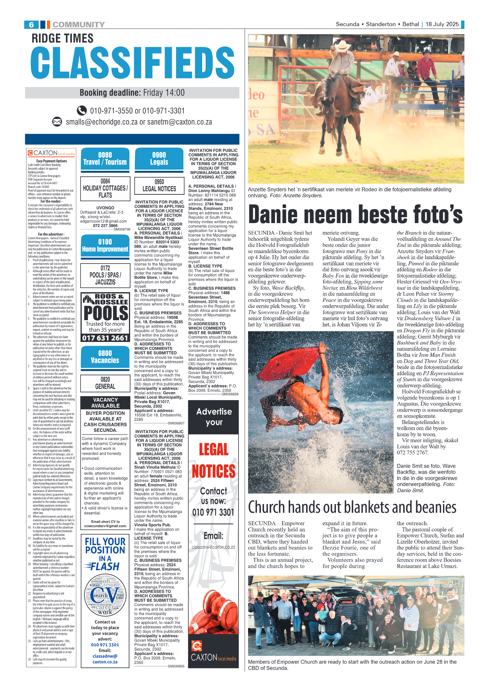 Ridge Times 18 July 2025 page 6