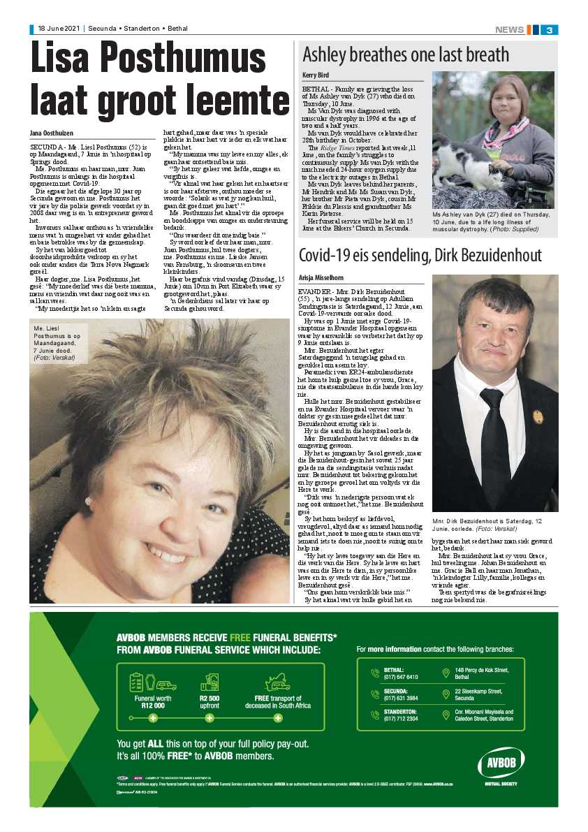 Ridge Times 18 June 2021 page 3