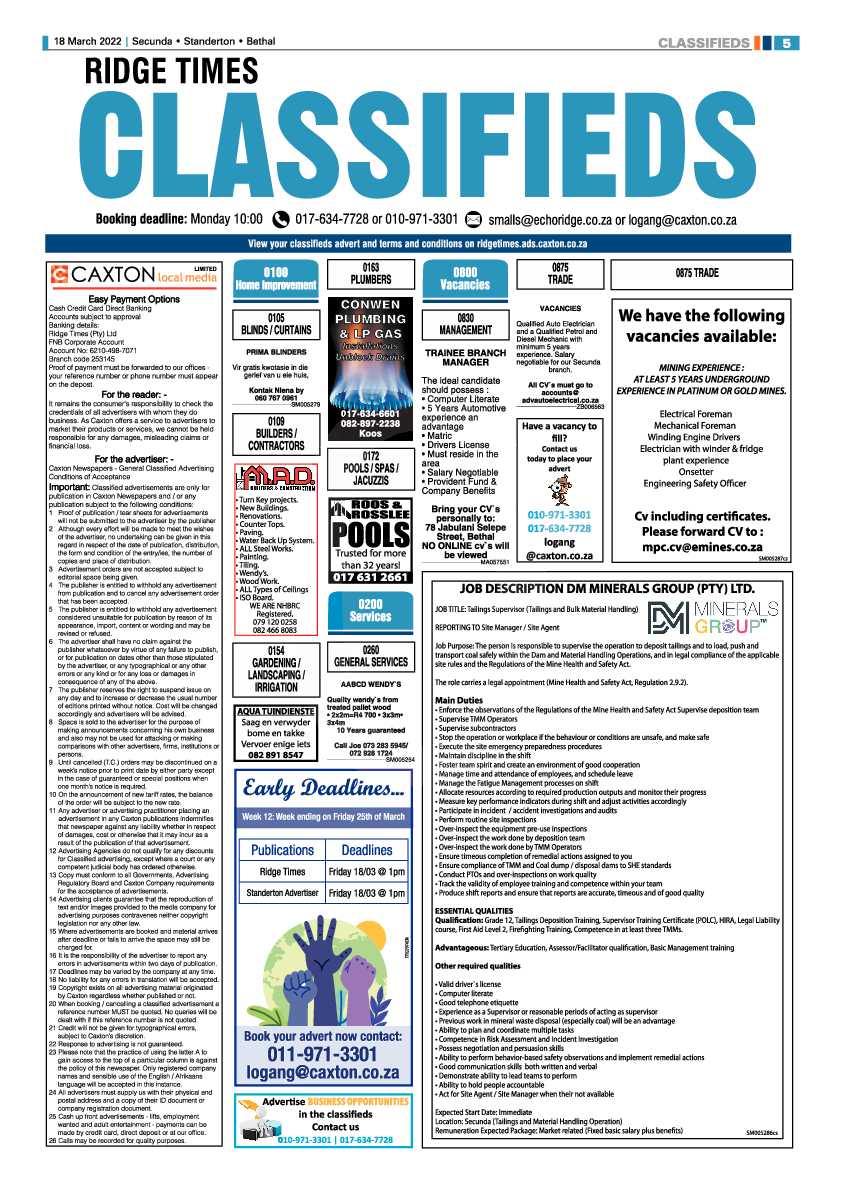 Ridge Times 18 March 2022 page 5