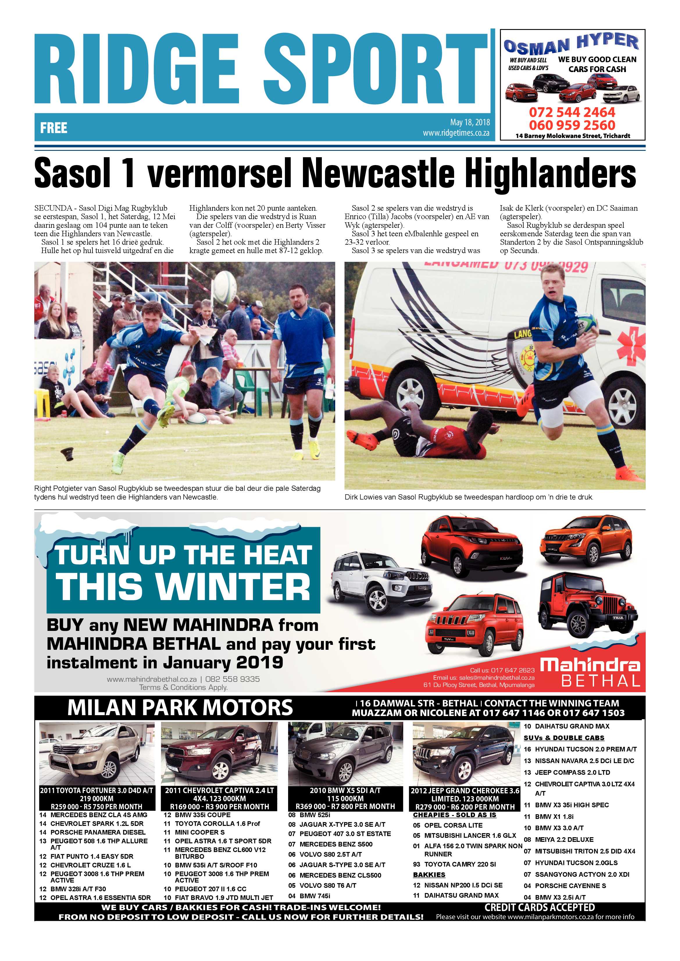 Ridge Times 18 May 2018 page 16
