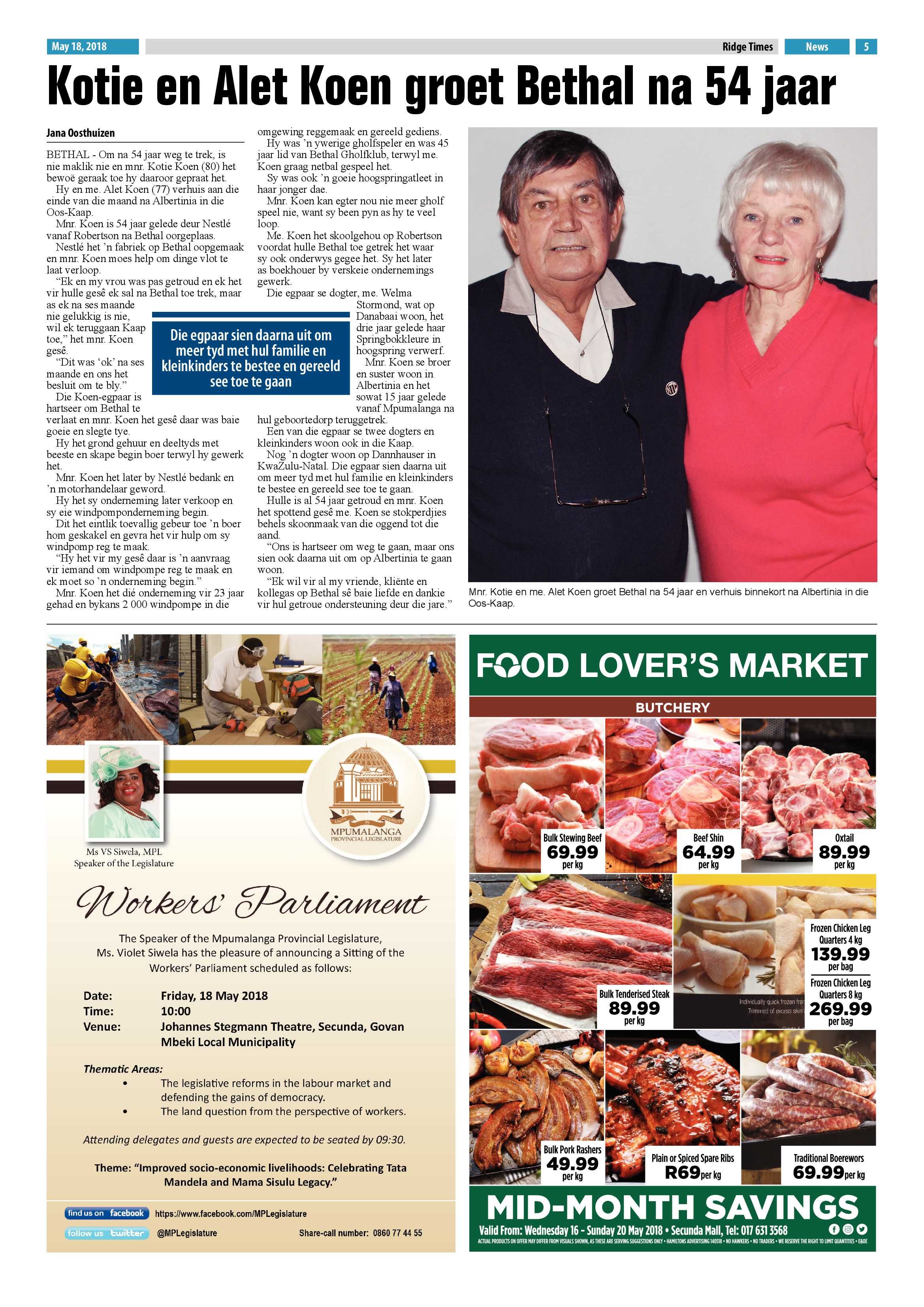 Ridge Times 18 May 2018 page 5