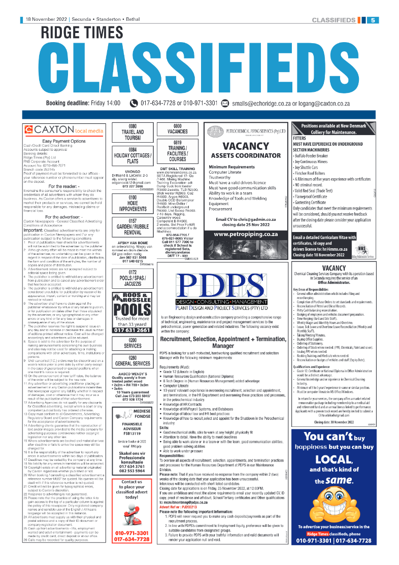 Ridge Times 18 Nov 2022 page 5