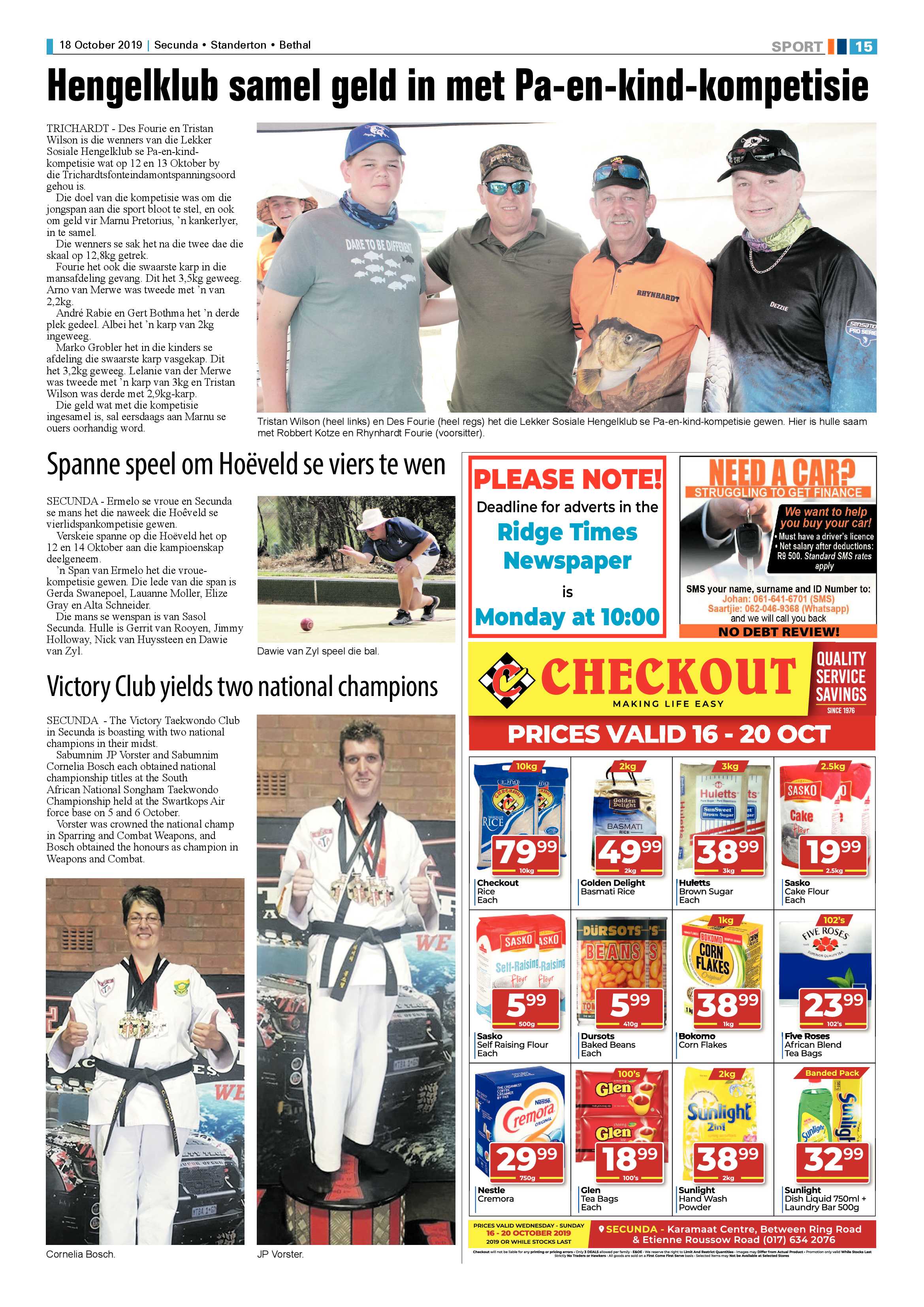 Ridge Times 18 October 2019 page 15