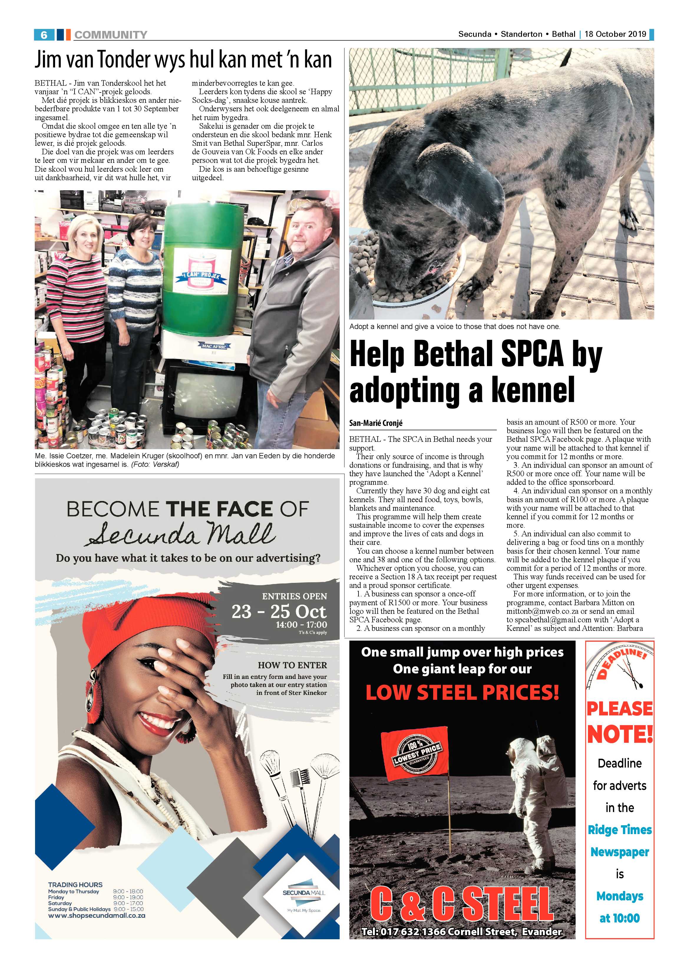 Ridge Times 18 October 2019 page 6