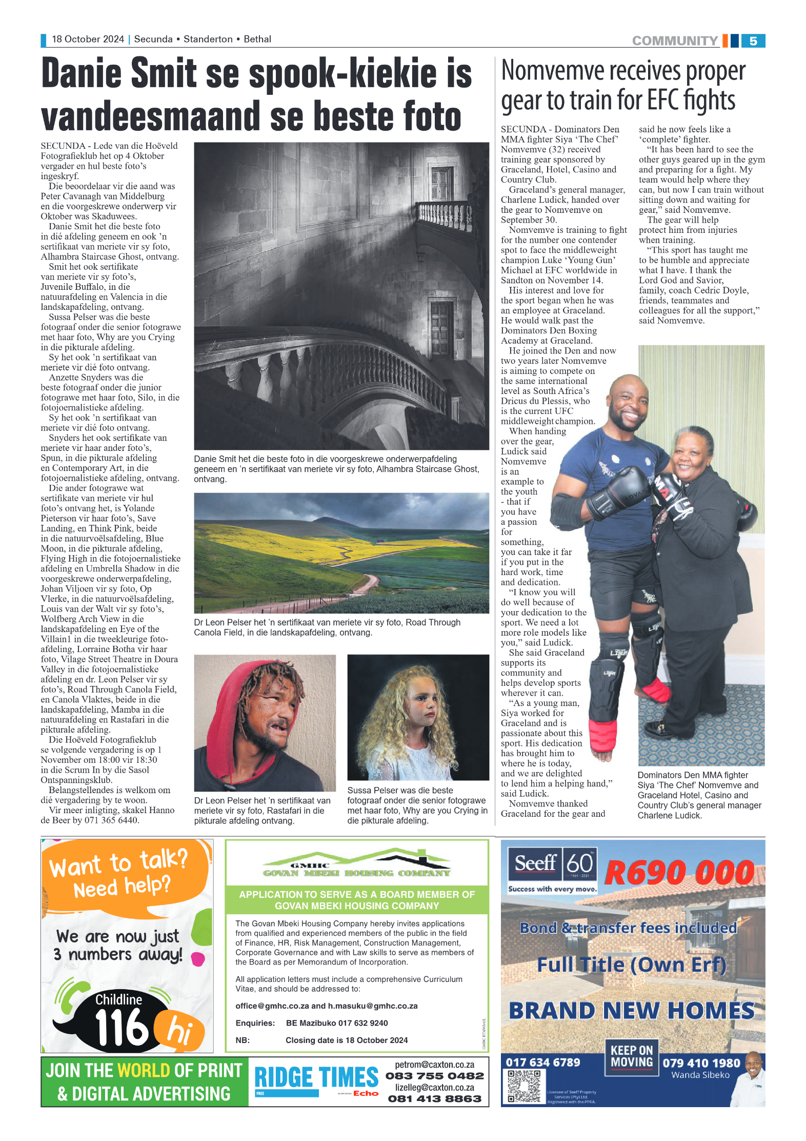 Ridge Times 18 October 2024 page 5