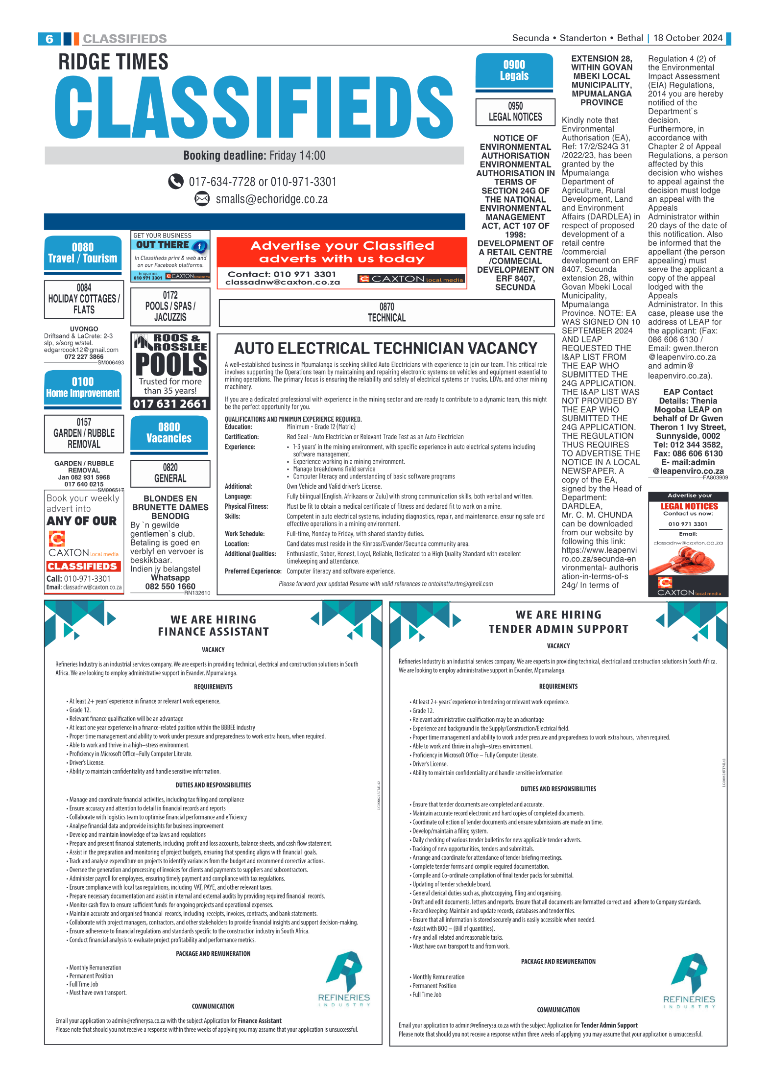 Ridge Times 18 October 2024 page 6