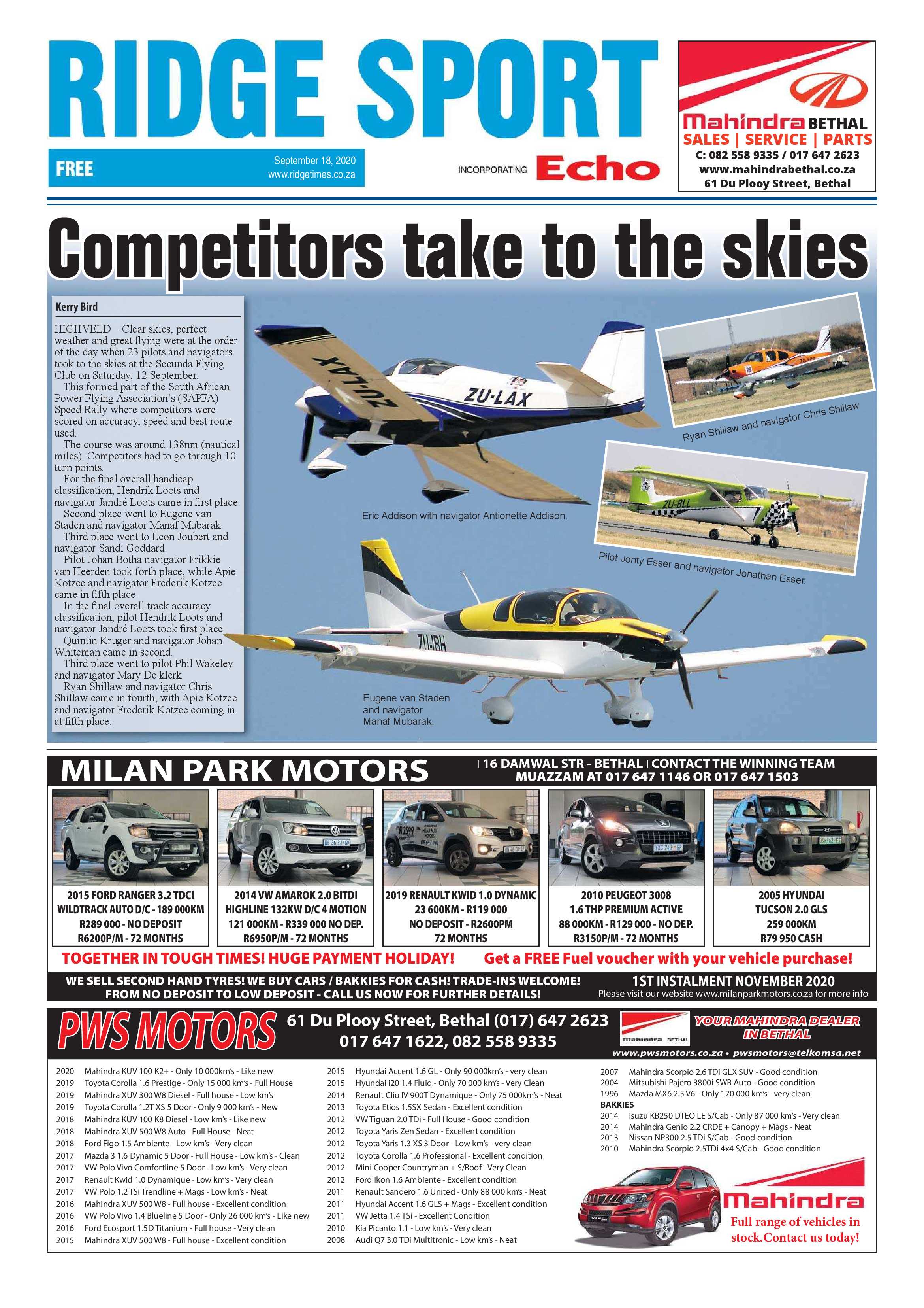 Ridge Times 18 September 2020 page 12