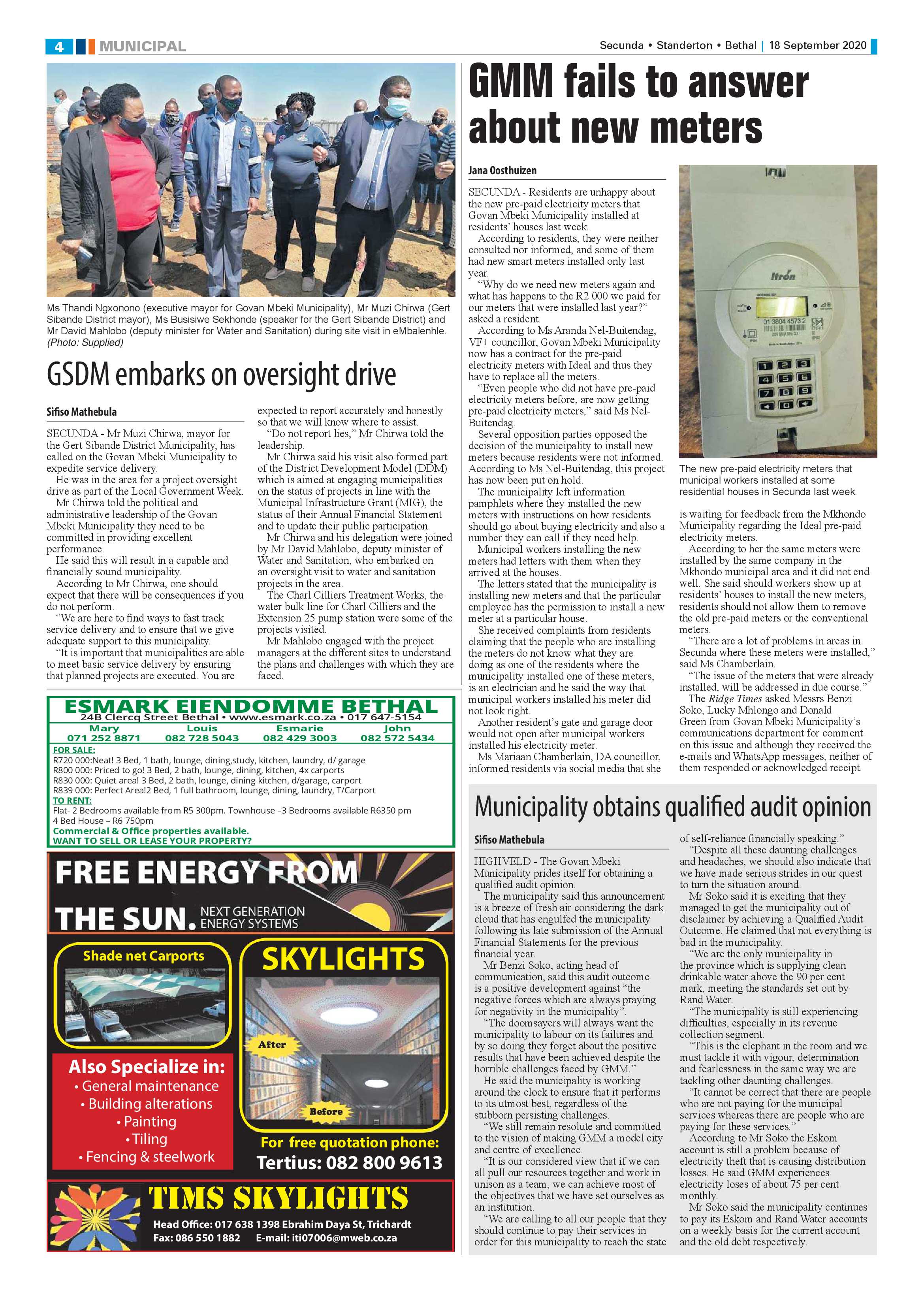 Ridge Times 18 September 2020 page 4