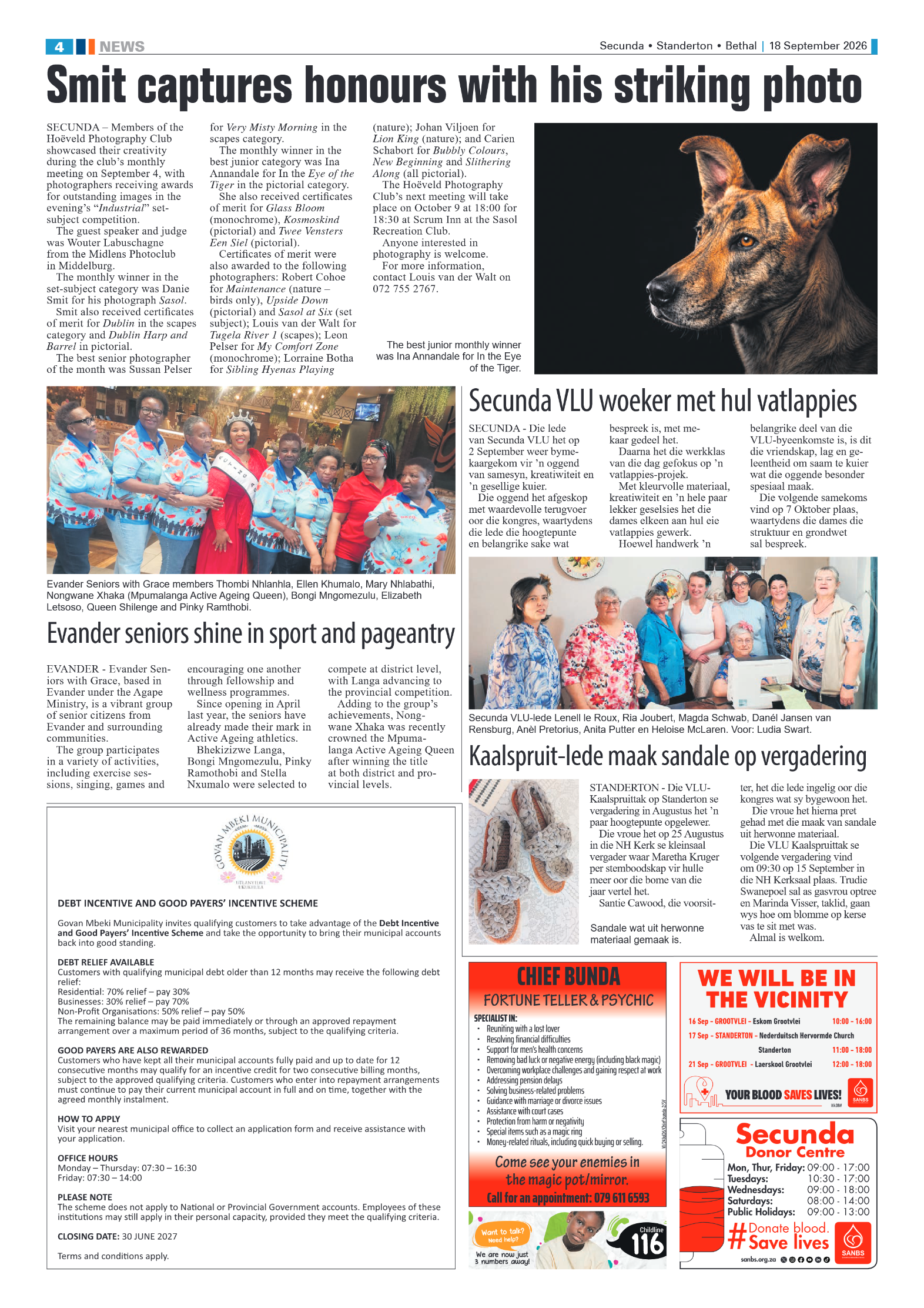 Ridge Times 18 September 2026 page 4