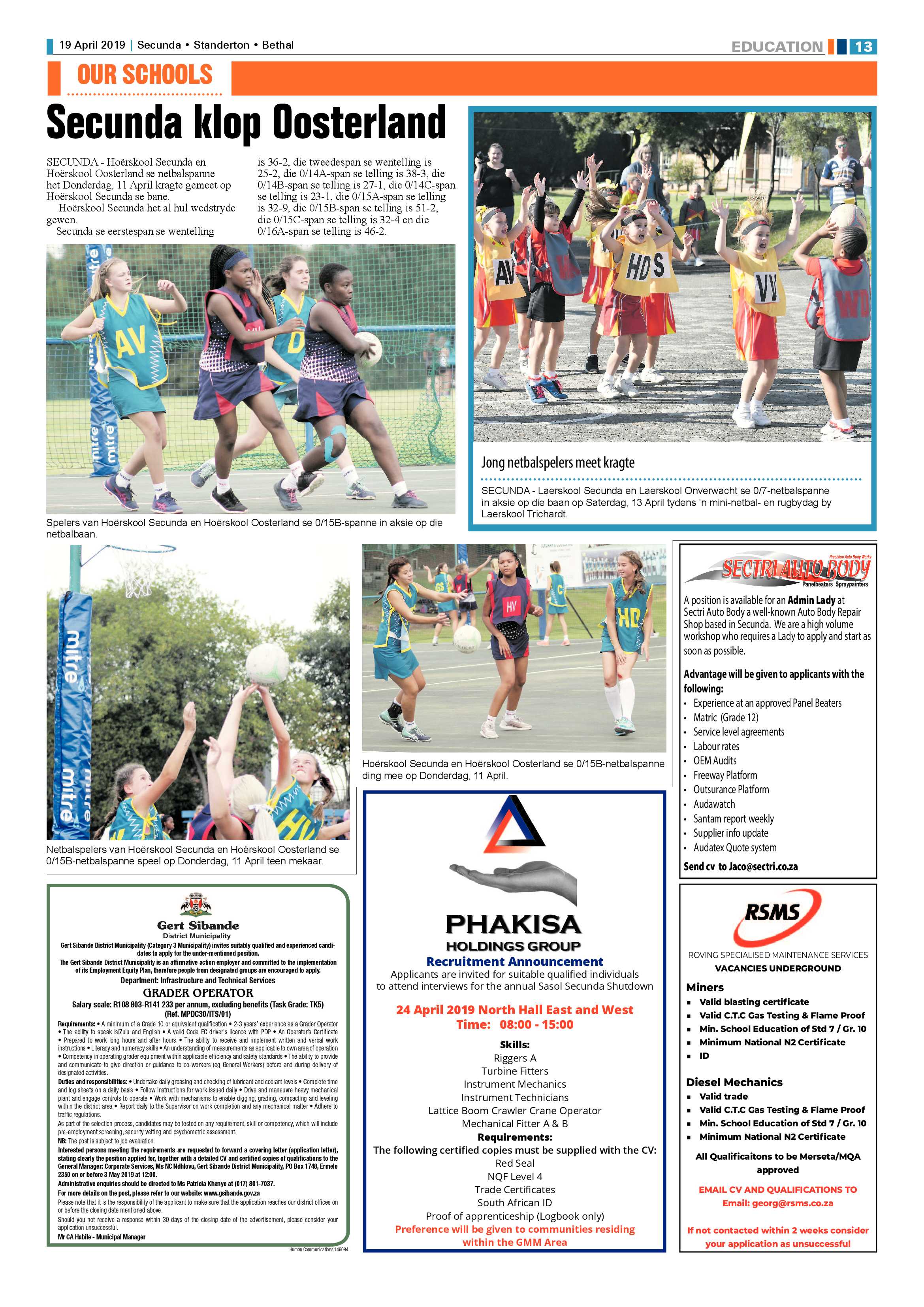 Ridge Times 19 April 2019 page 15