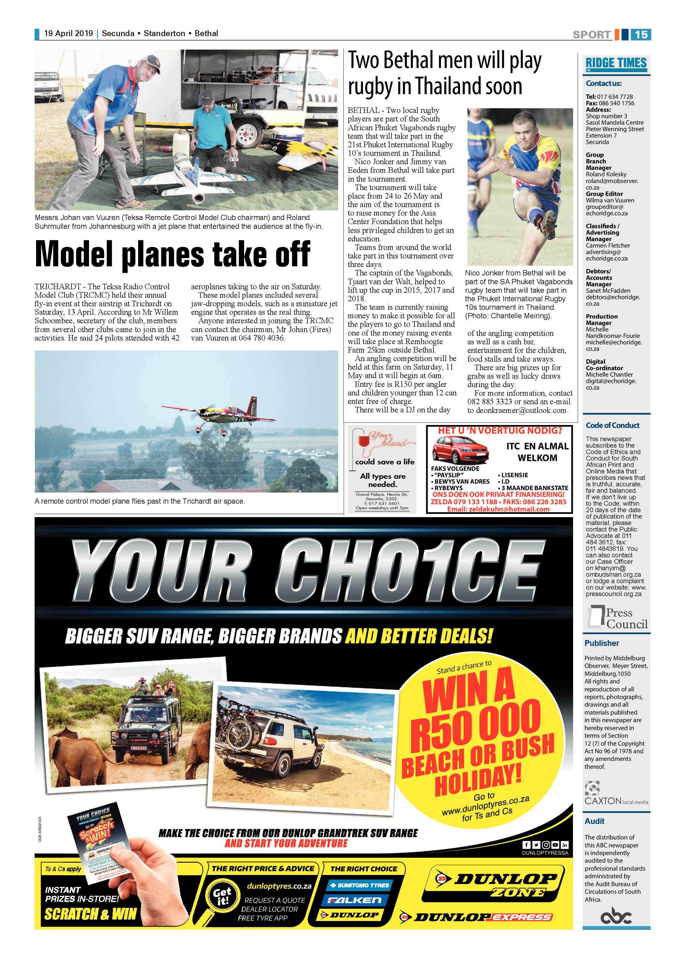 Ridge Times 19 April 2019 page 17