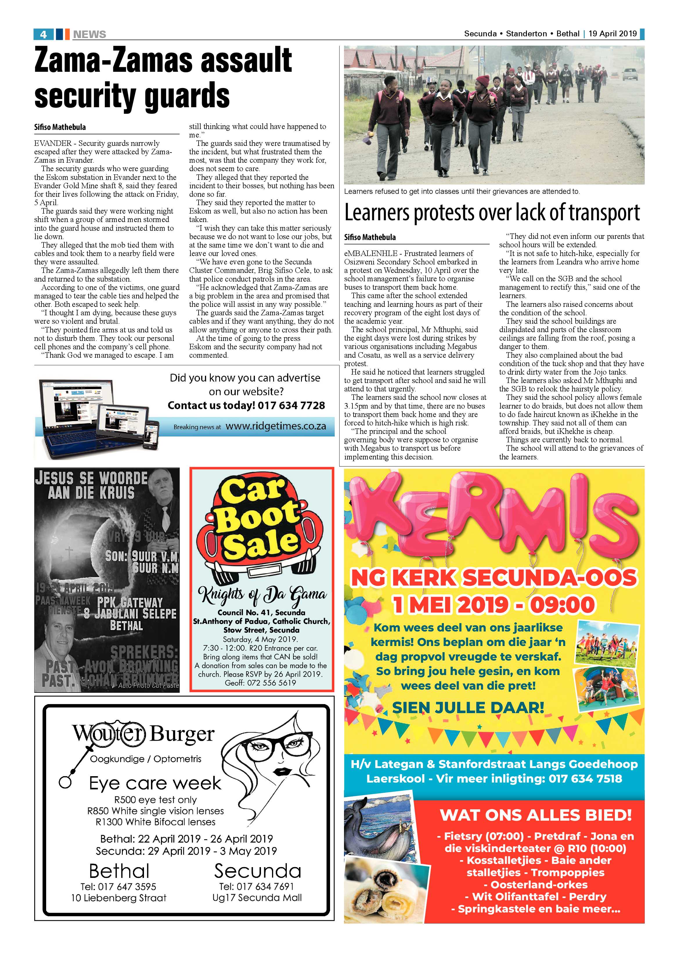 Ridge Times 19 April 2019 page 6