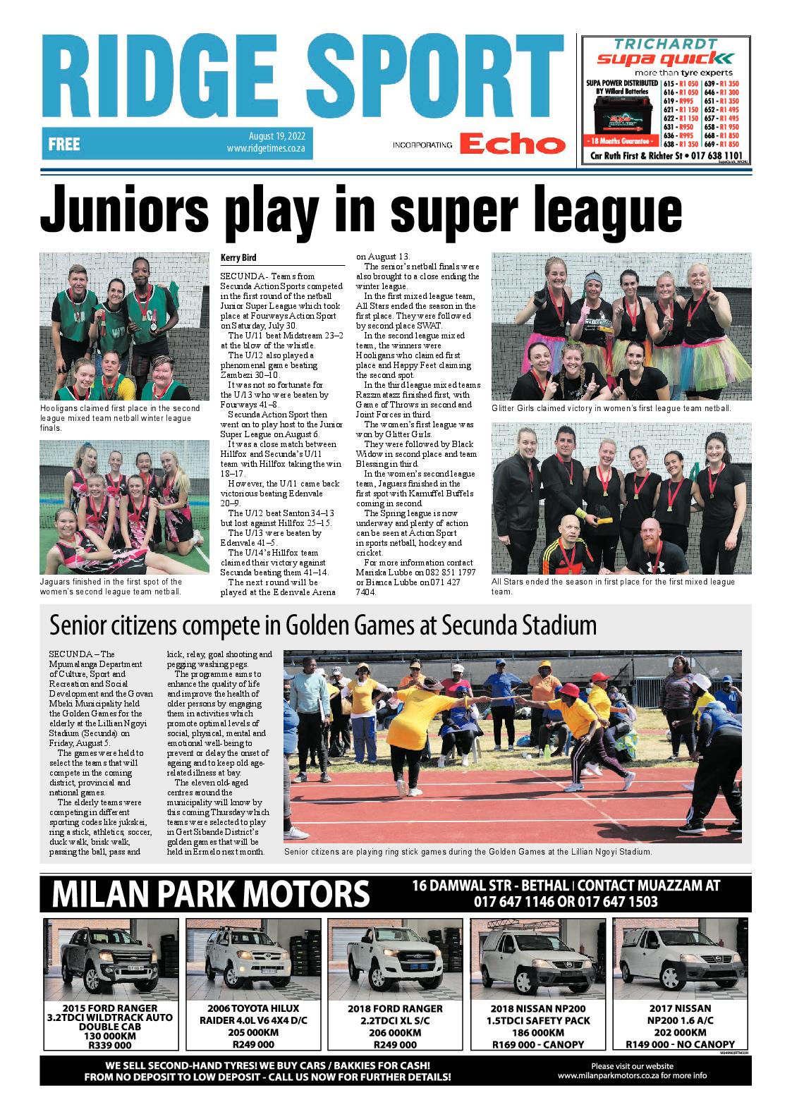 Ridge Times 19 August 2022 page 8