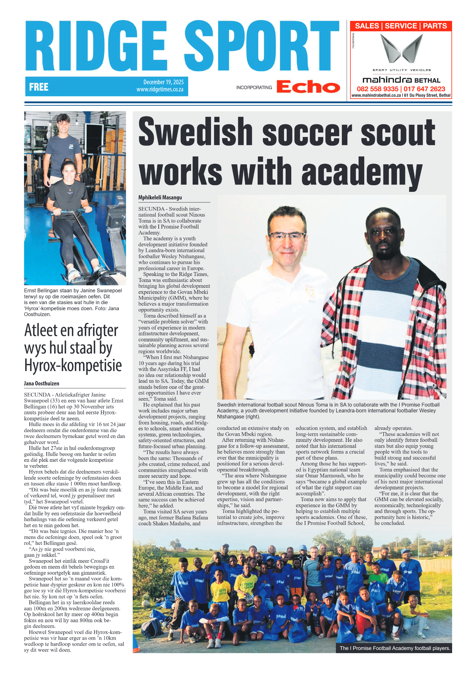 Ridge Times 19 December 2025 page 8