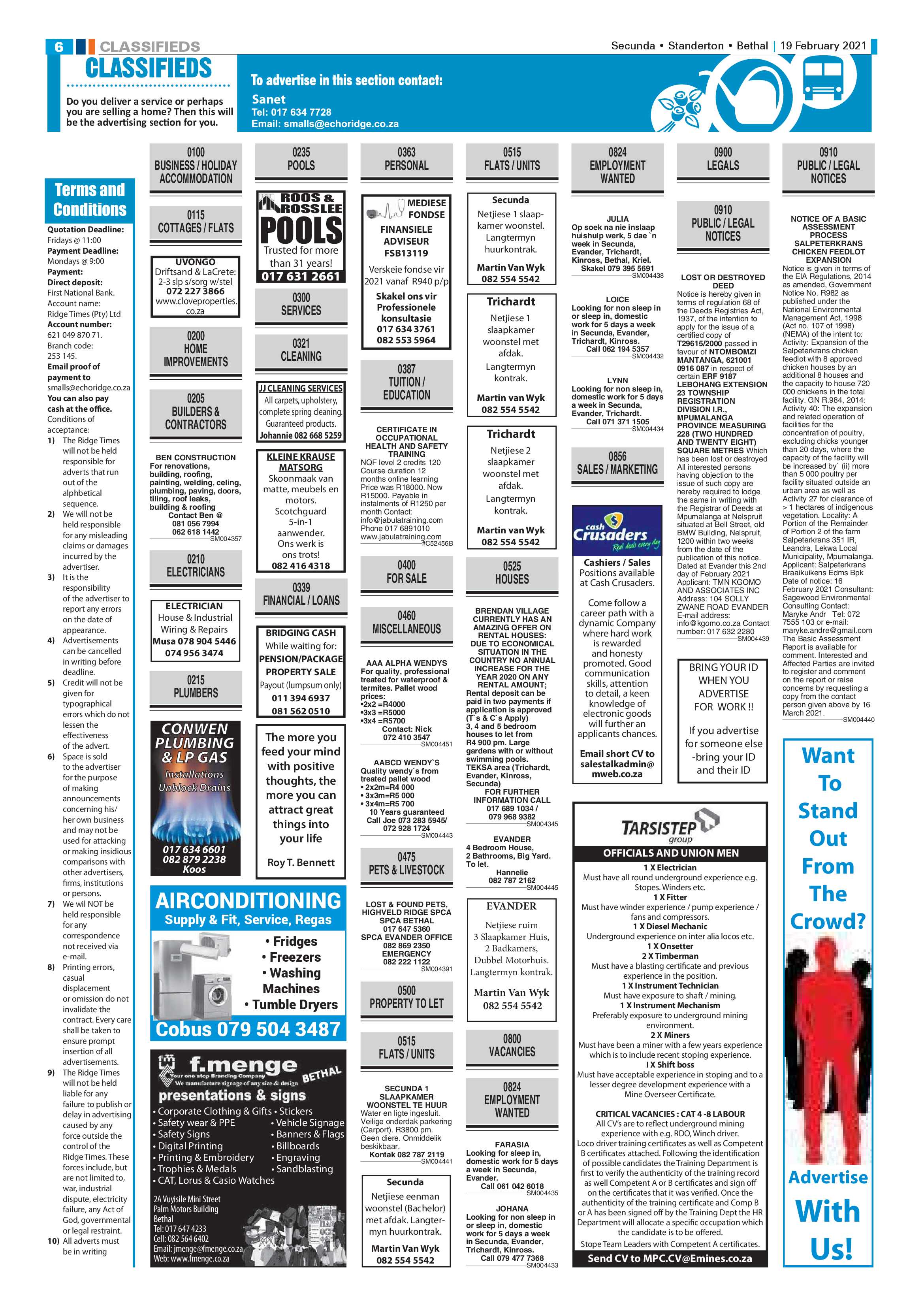 Ridge Times 19 February 2021 page 8