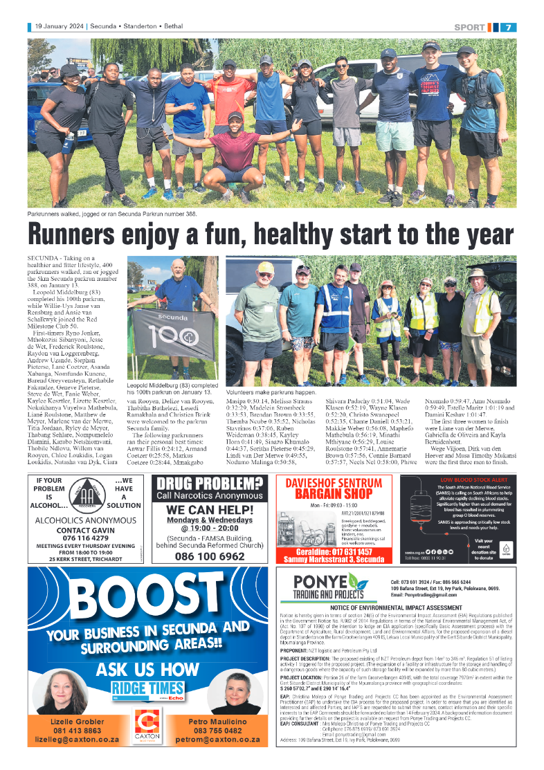 Ridge Times 19 January 2024 page 7
