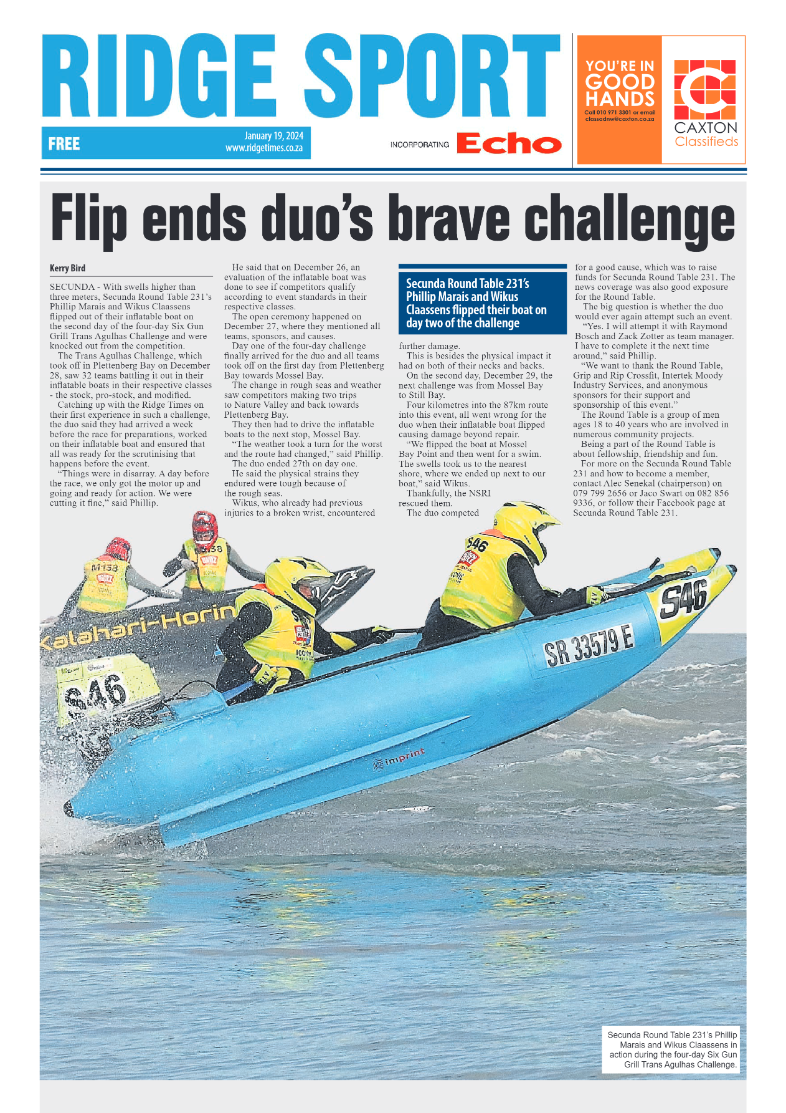 Ridge Times 19 January 2024 page 8