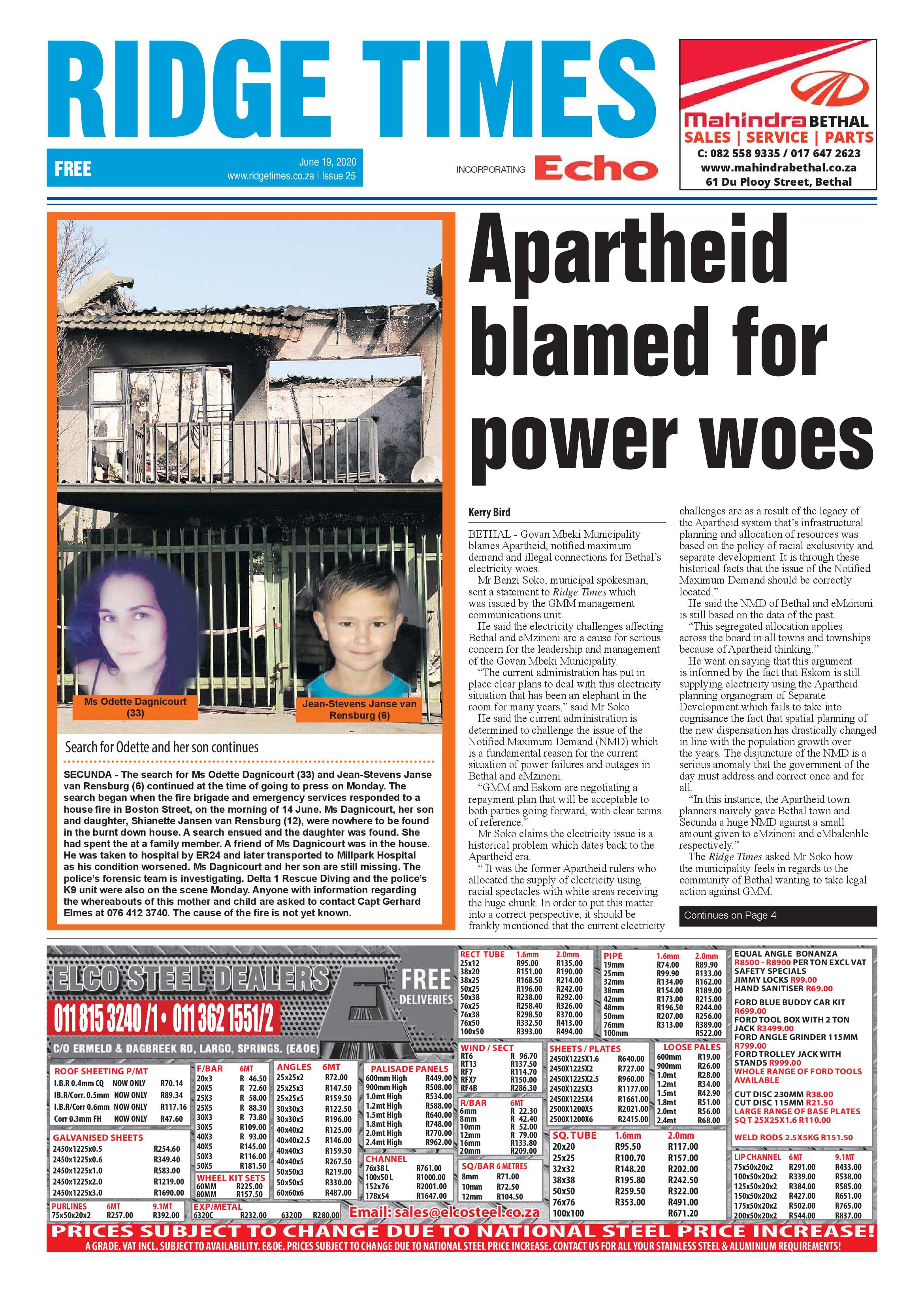 Ridge Times 19 June 2020 page 3