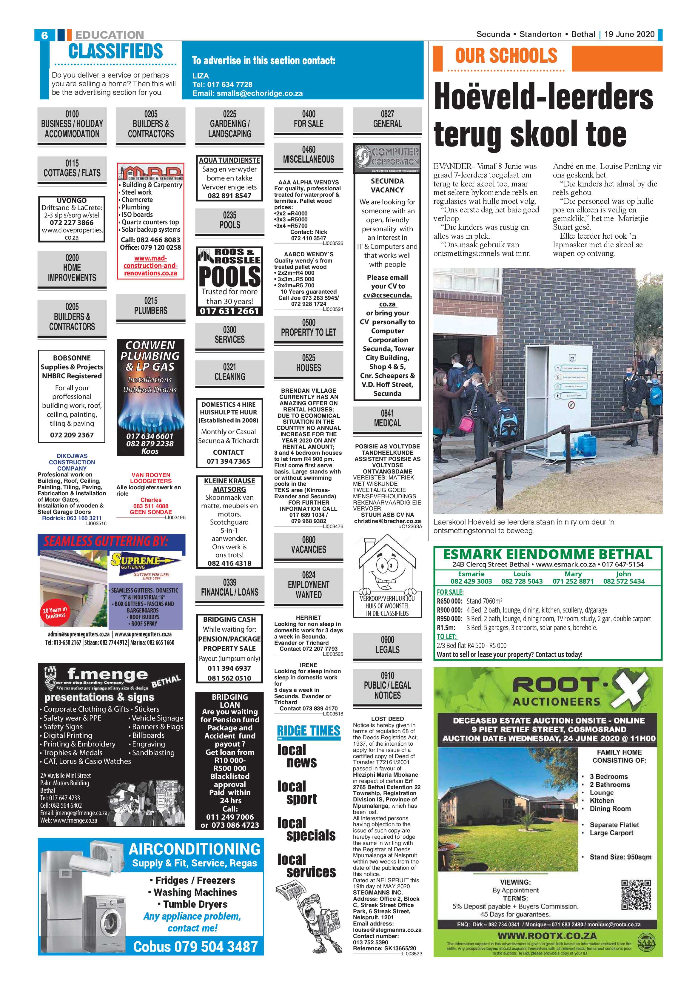 Ridge Times 19 June 2020 page 8