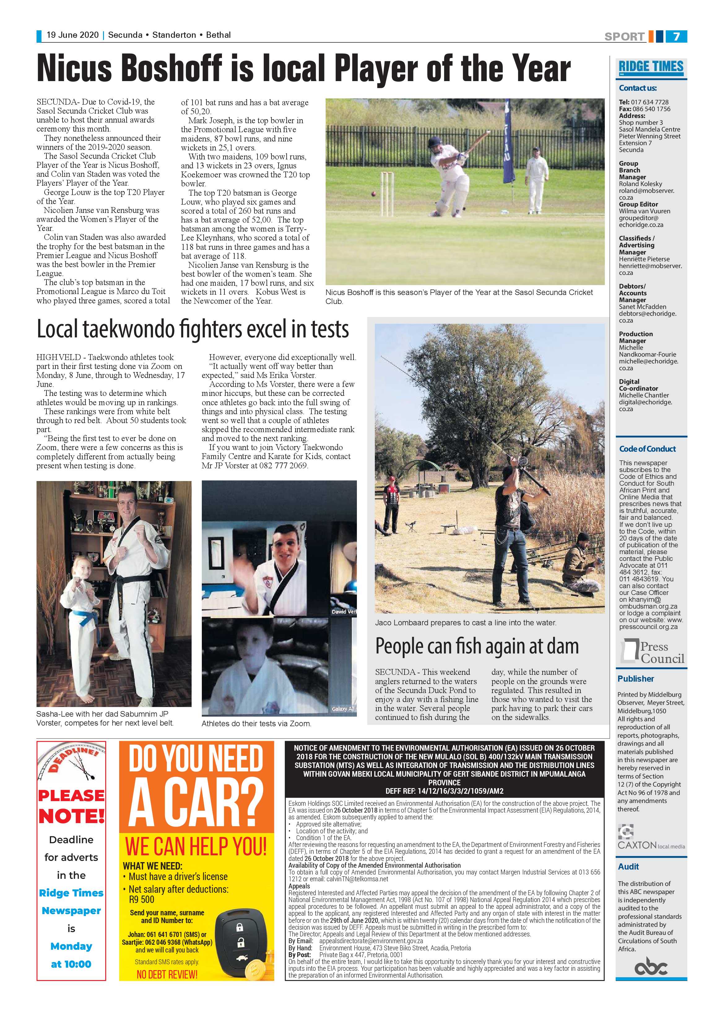 Ridge Times 19 June 2020 page 9