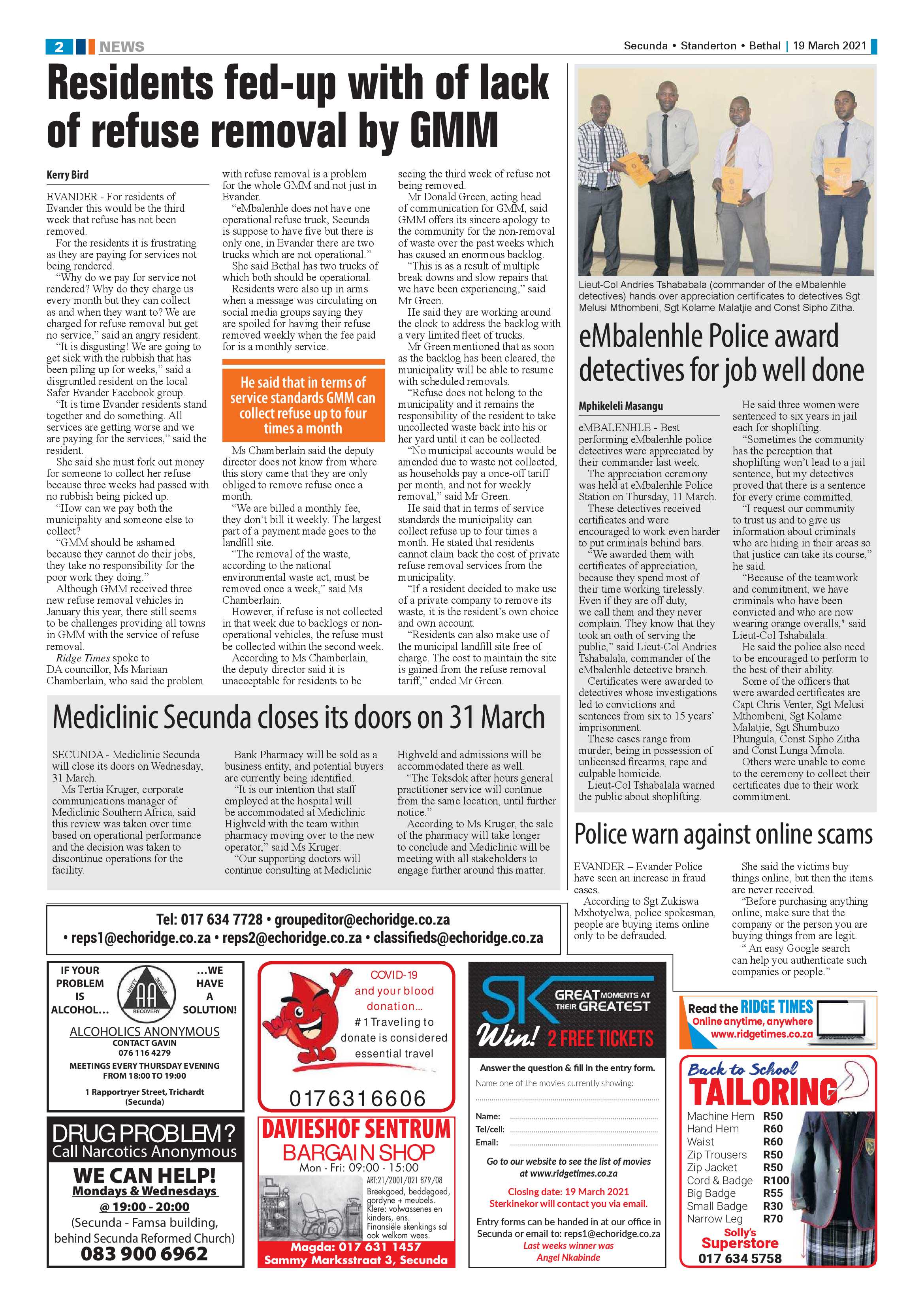 Ridge Times 19 March 2021 page 4