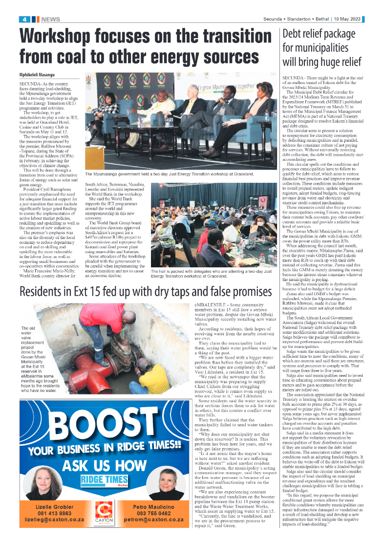 Ridge Times 19 May 2023 page 4