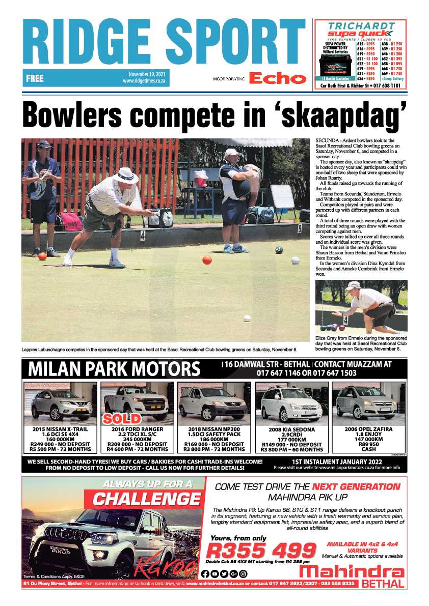 Ridge Times 19 November 2021 page 12