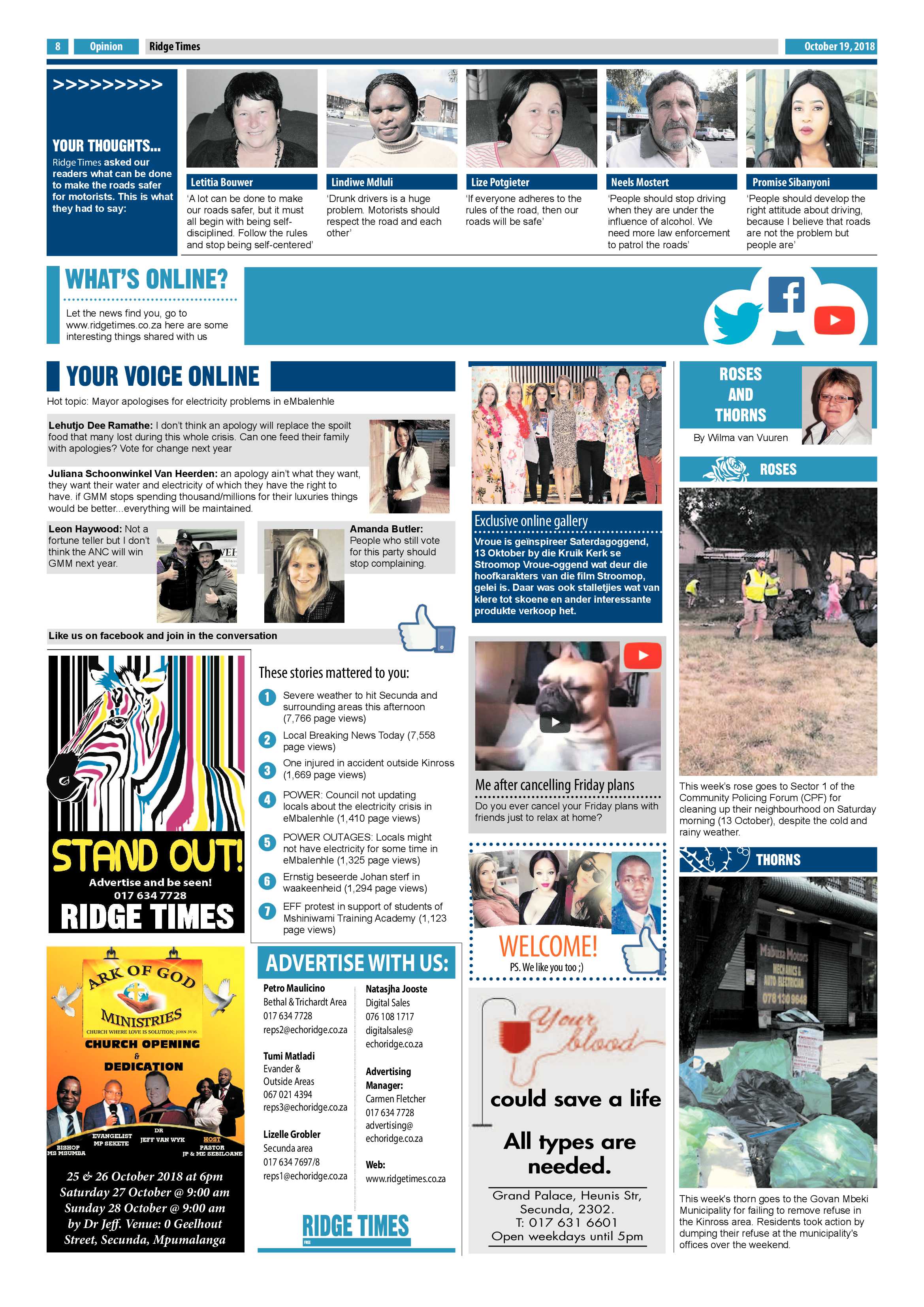 Ridge Times 19 October 2018 page 10