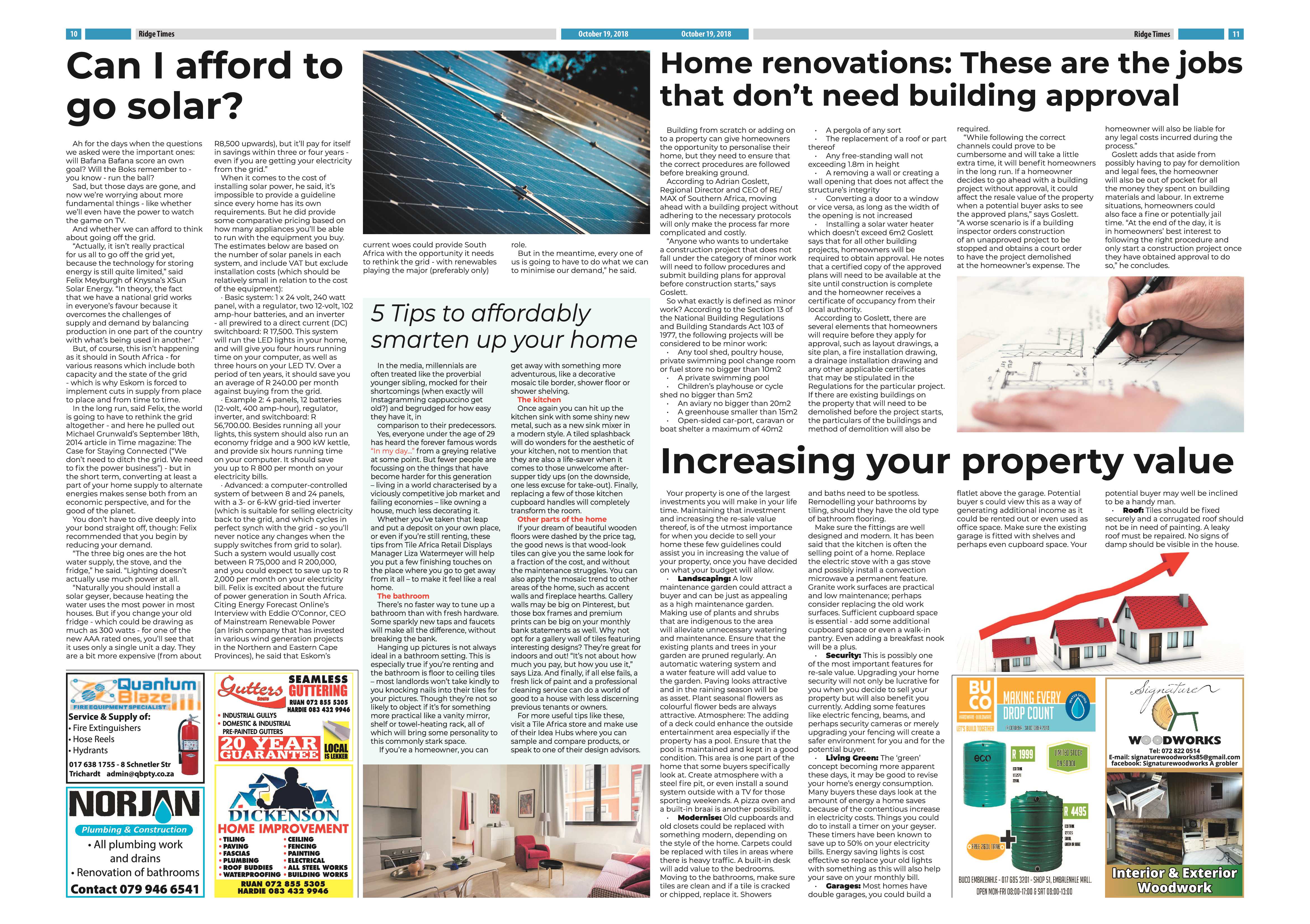 Ridge Times 19 October 2018 page 12