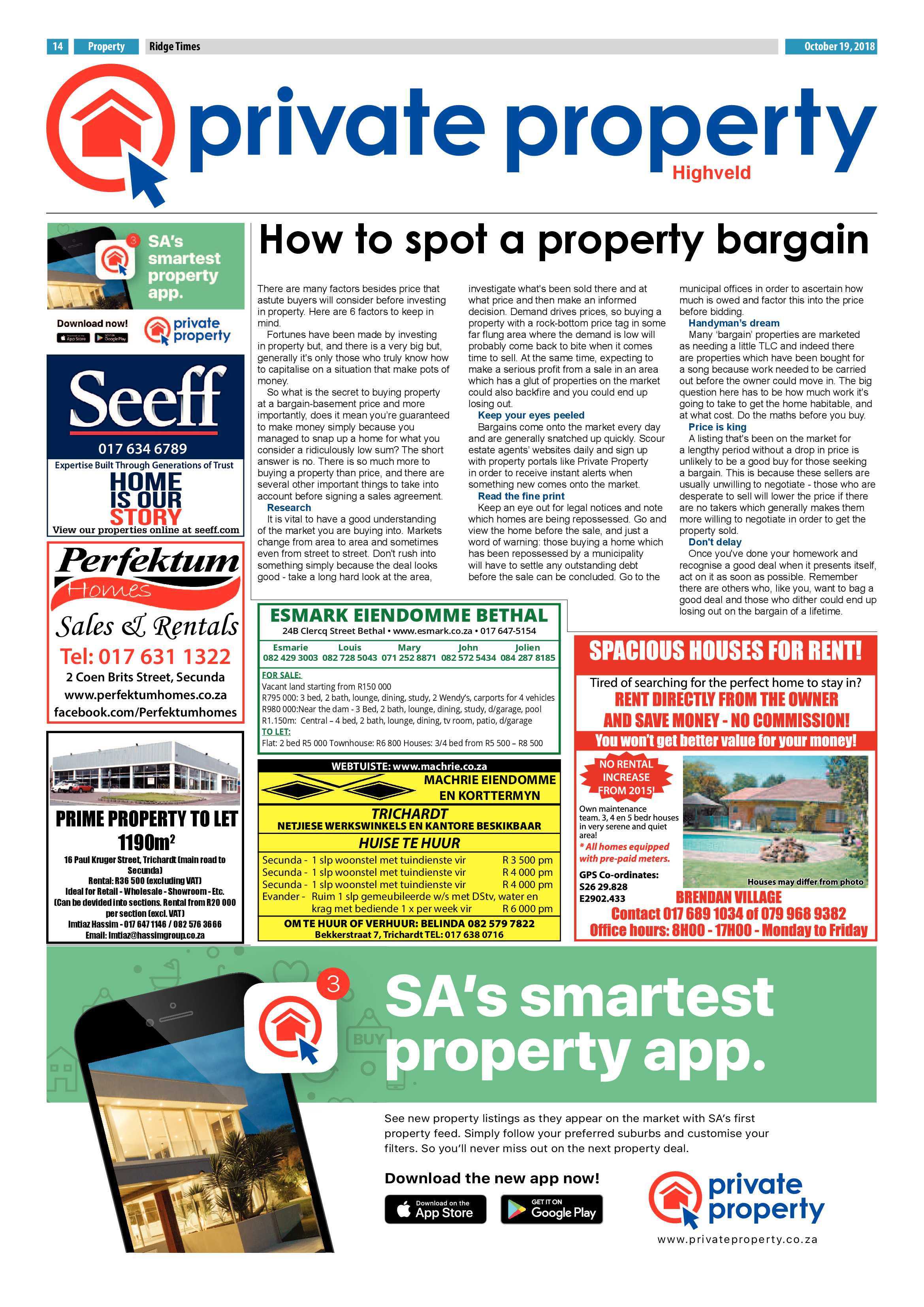 Ridge Times 19 October 2018 page 15
