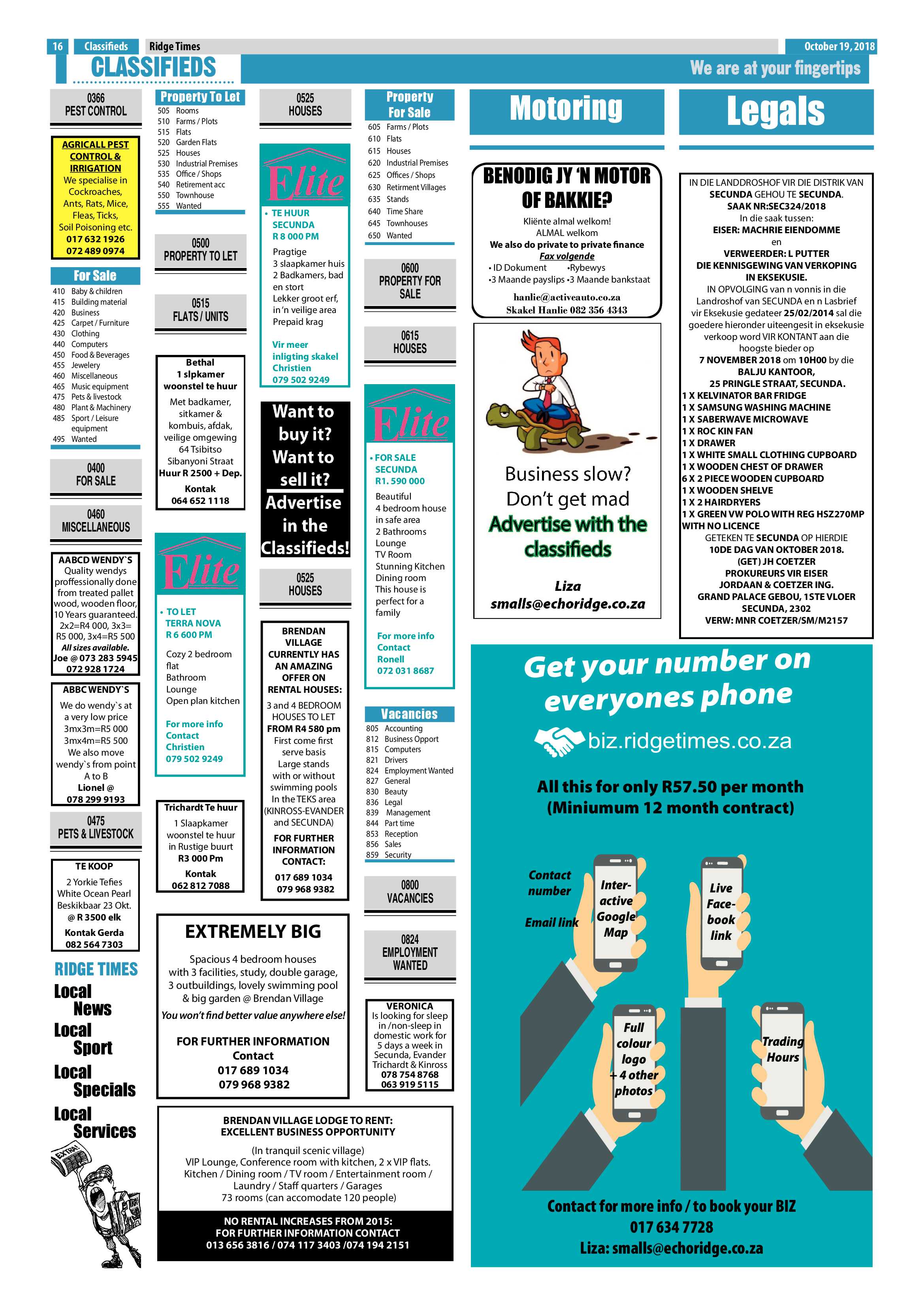 Ridge Times 19 October 2018 page 17