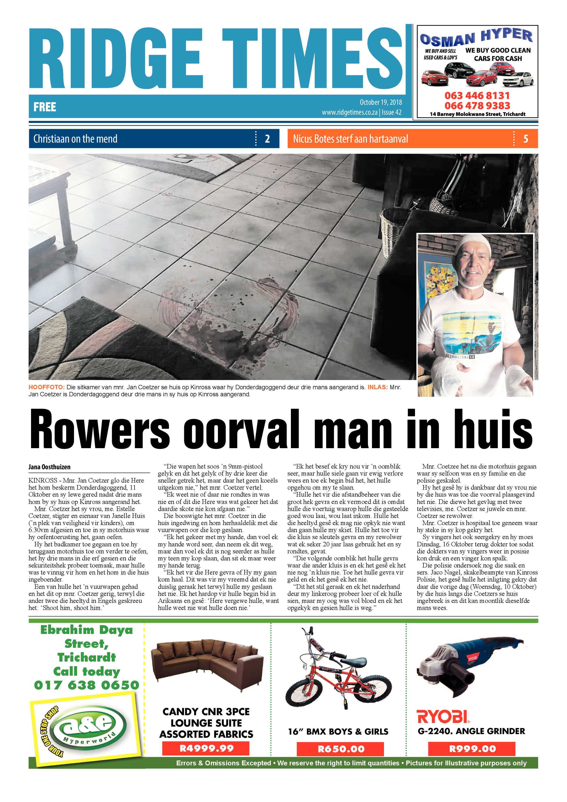 Ridge Times 19 October 2018 page 3
