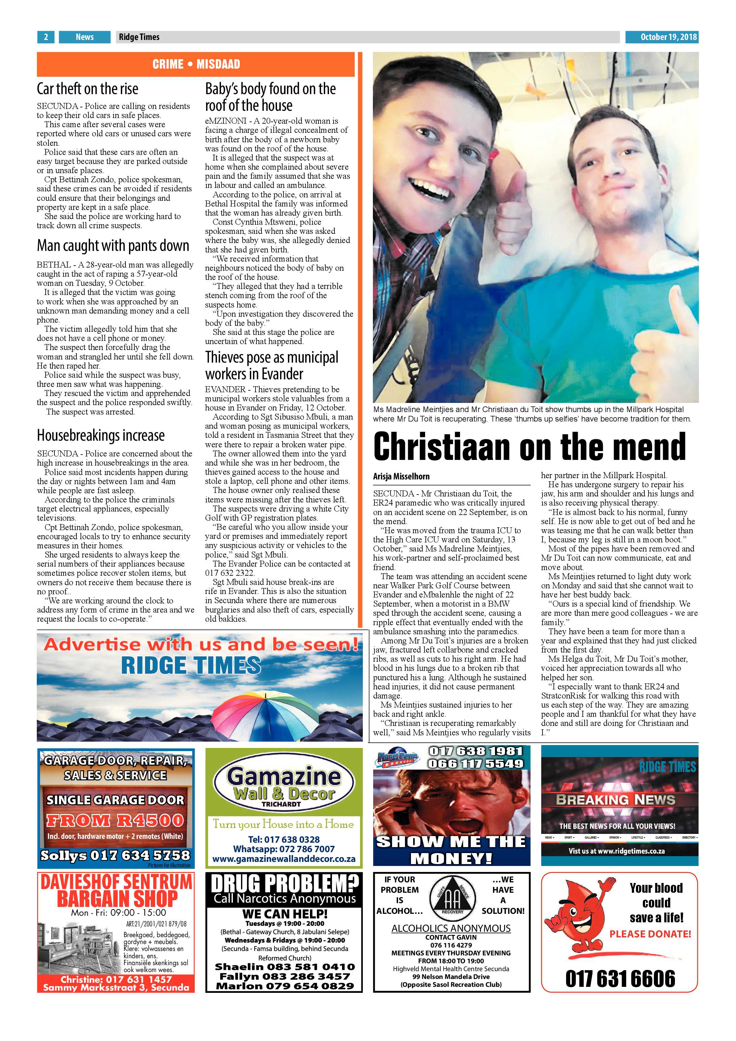 Ridge Times 19 October 2018 page 4