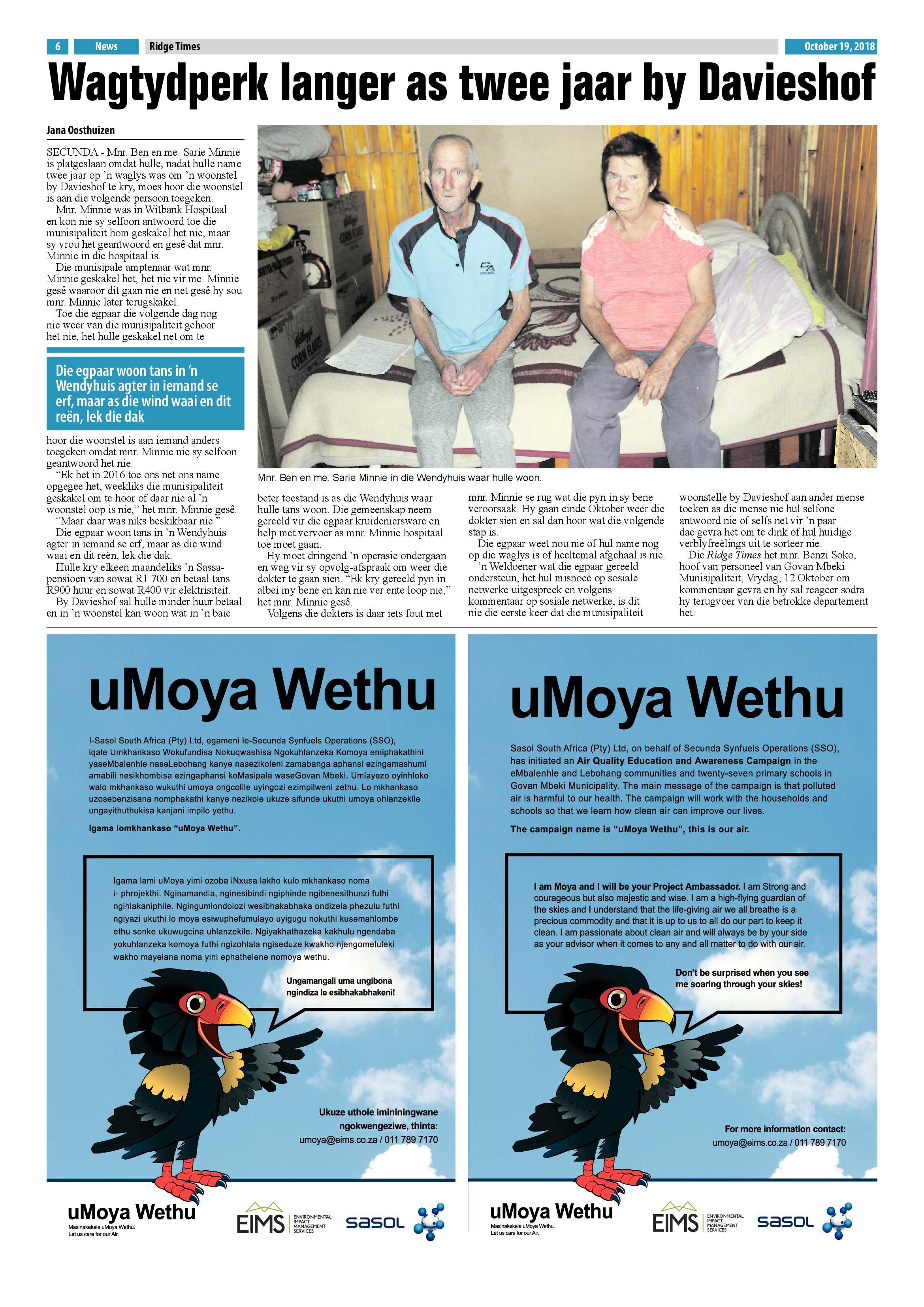 Ridge Times 19 October 2018 page 8
