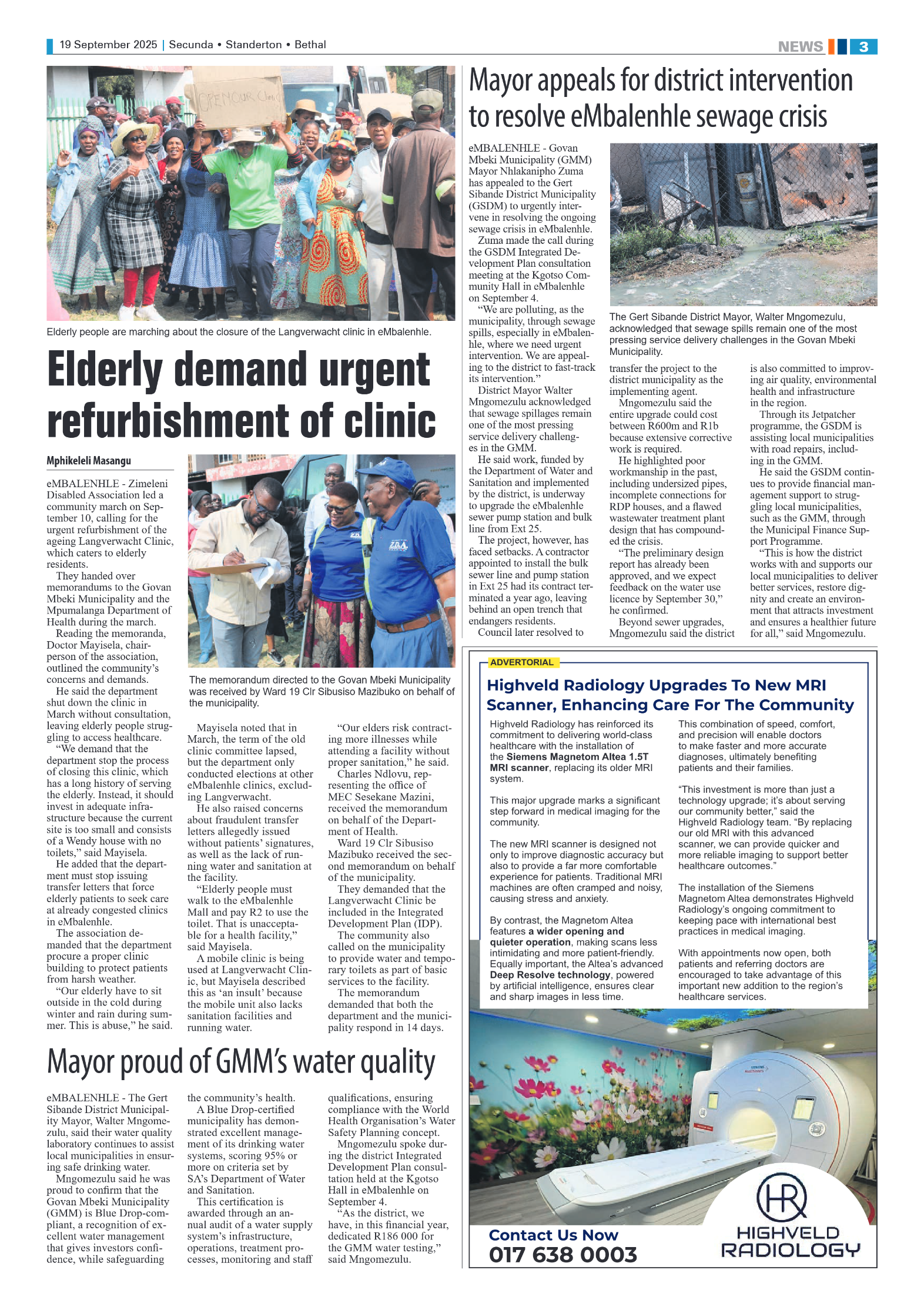 Ridge Times 19 September 2025 page 3