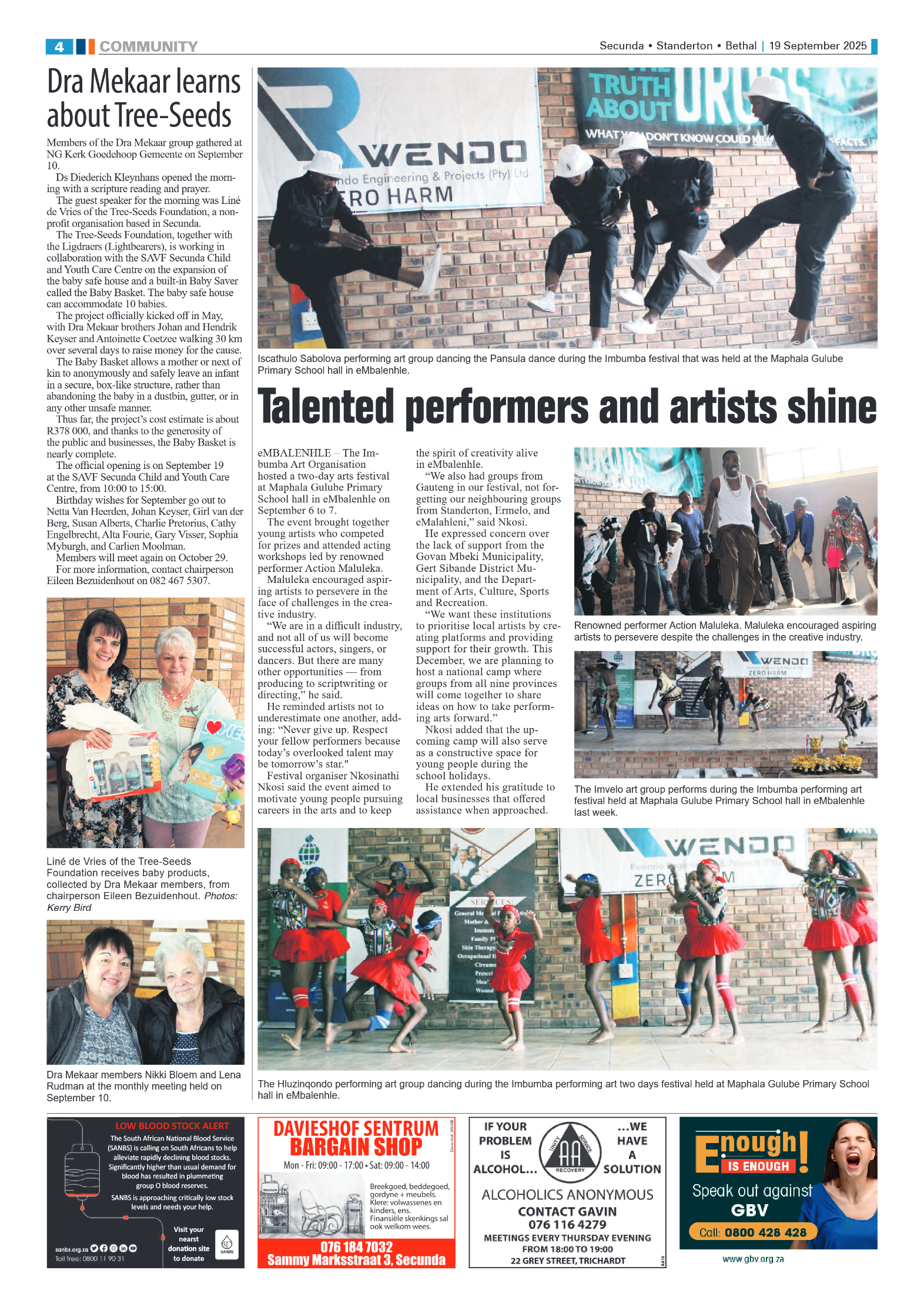 Ridge Times 19 September 2025 page 4