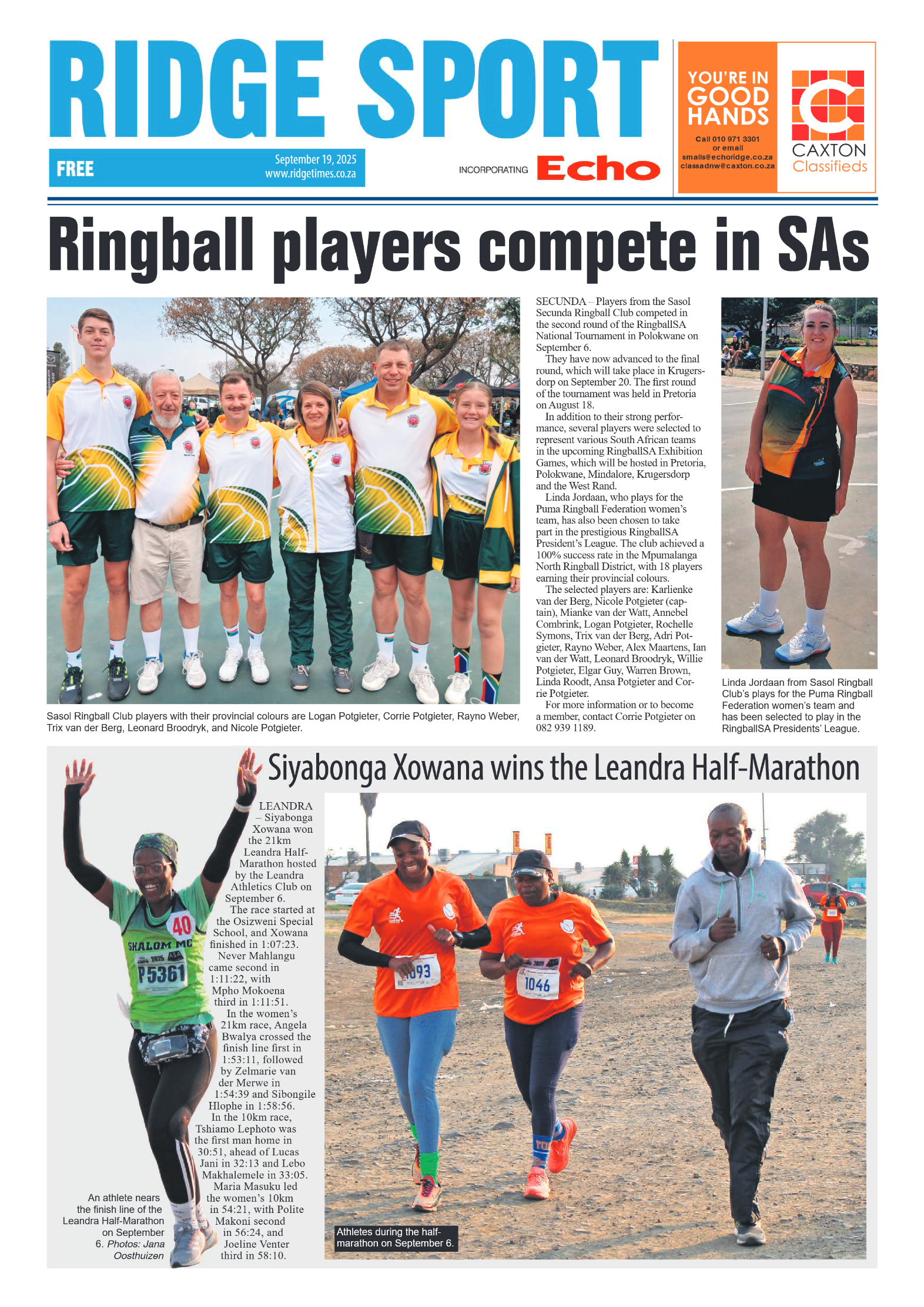 Ridge Times 19 September 2025 page 8