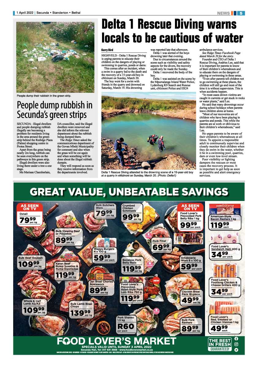 Ridge Times 1 April 2022 page 5