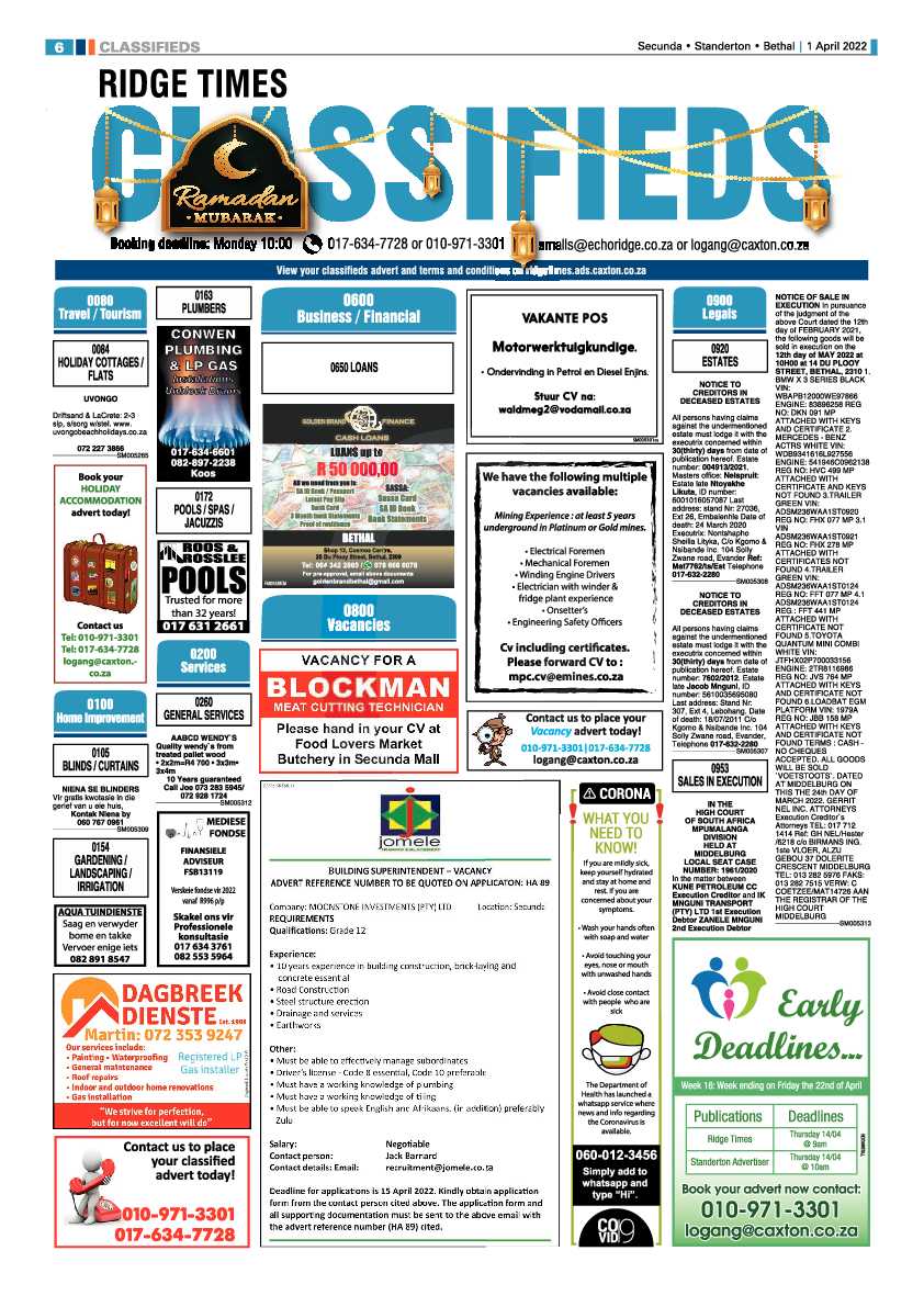 Ridge Times 1 April 2022 page 6