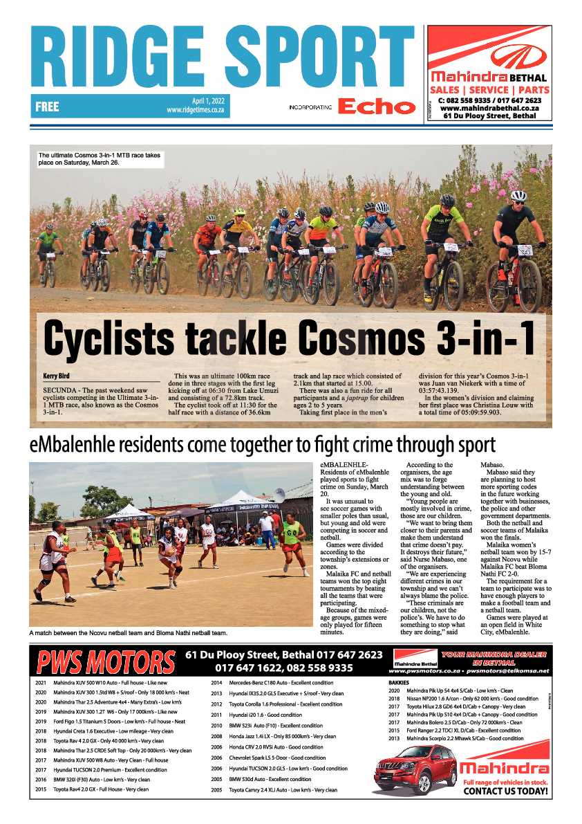 Ridge Times 1 April 2022 page 8