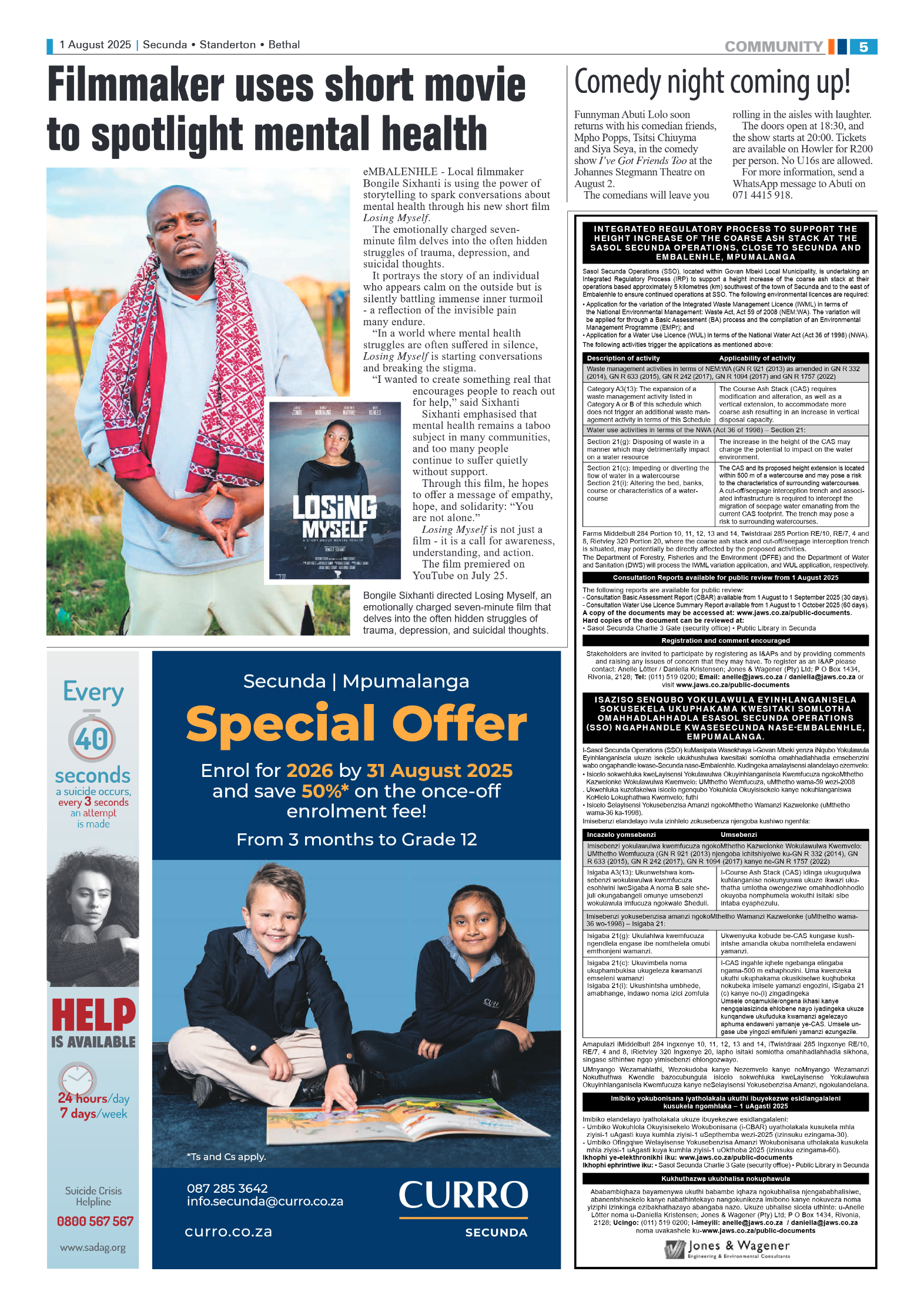 Ridge Times 1 August 2025 page 5