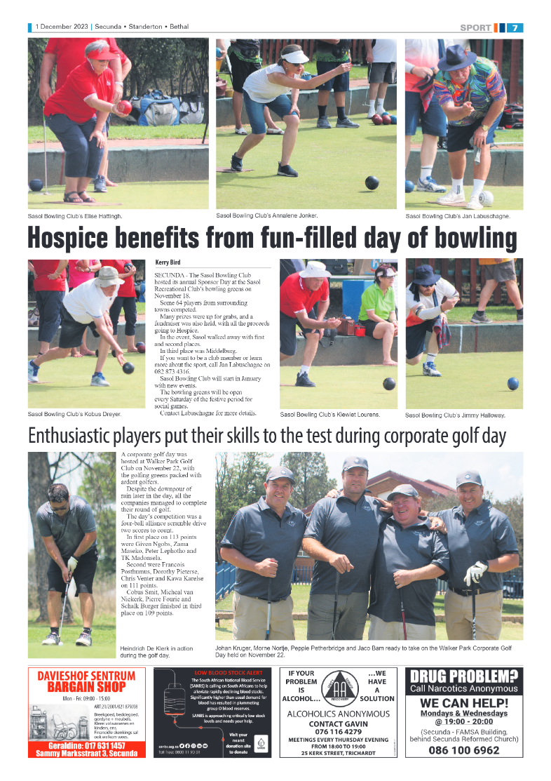 Ridge Times 1 December 2023 page 7