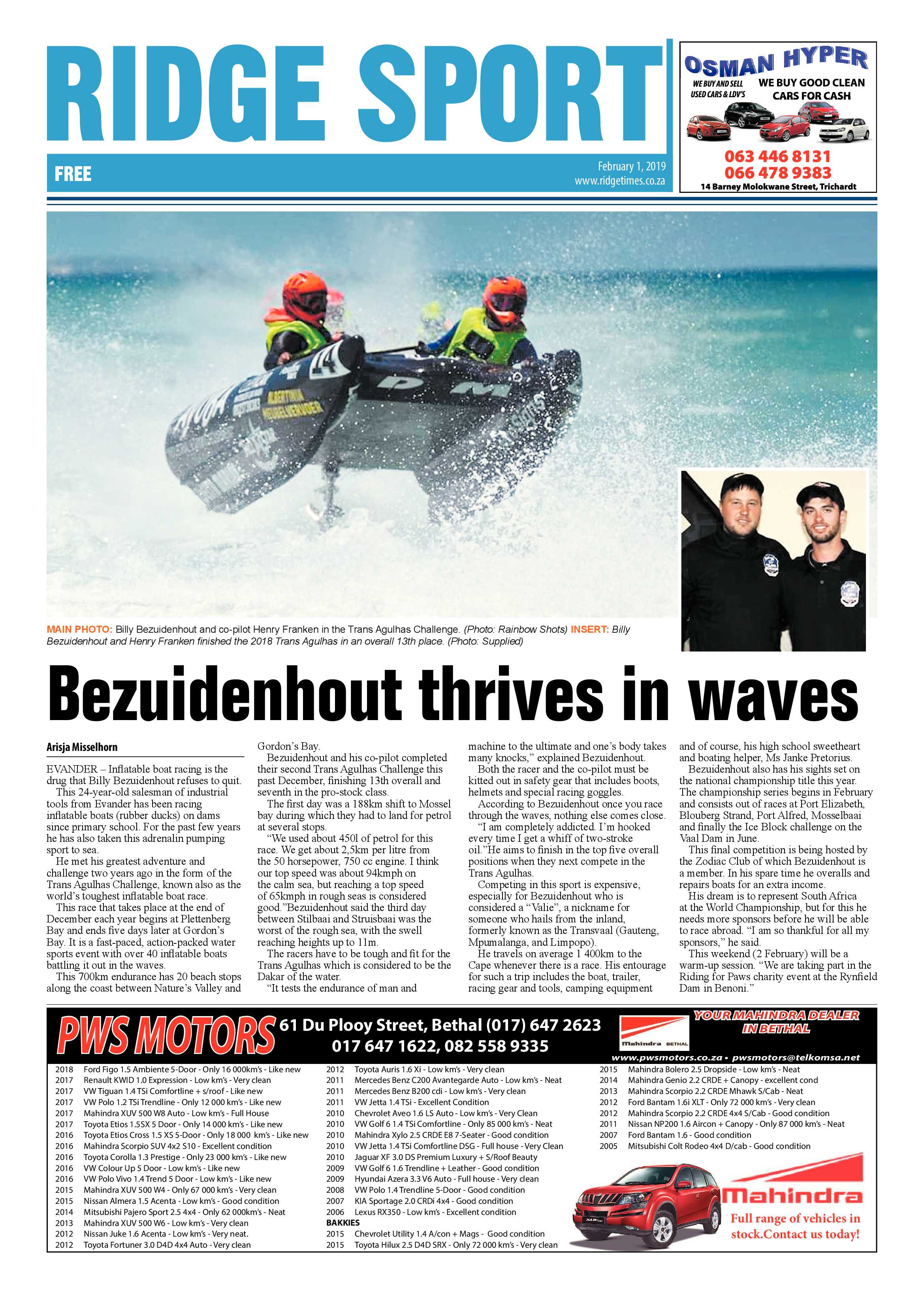 Ridge Times 1 February 2019 page 12