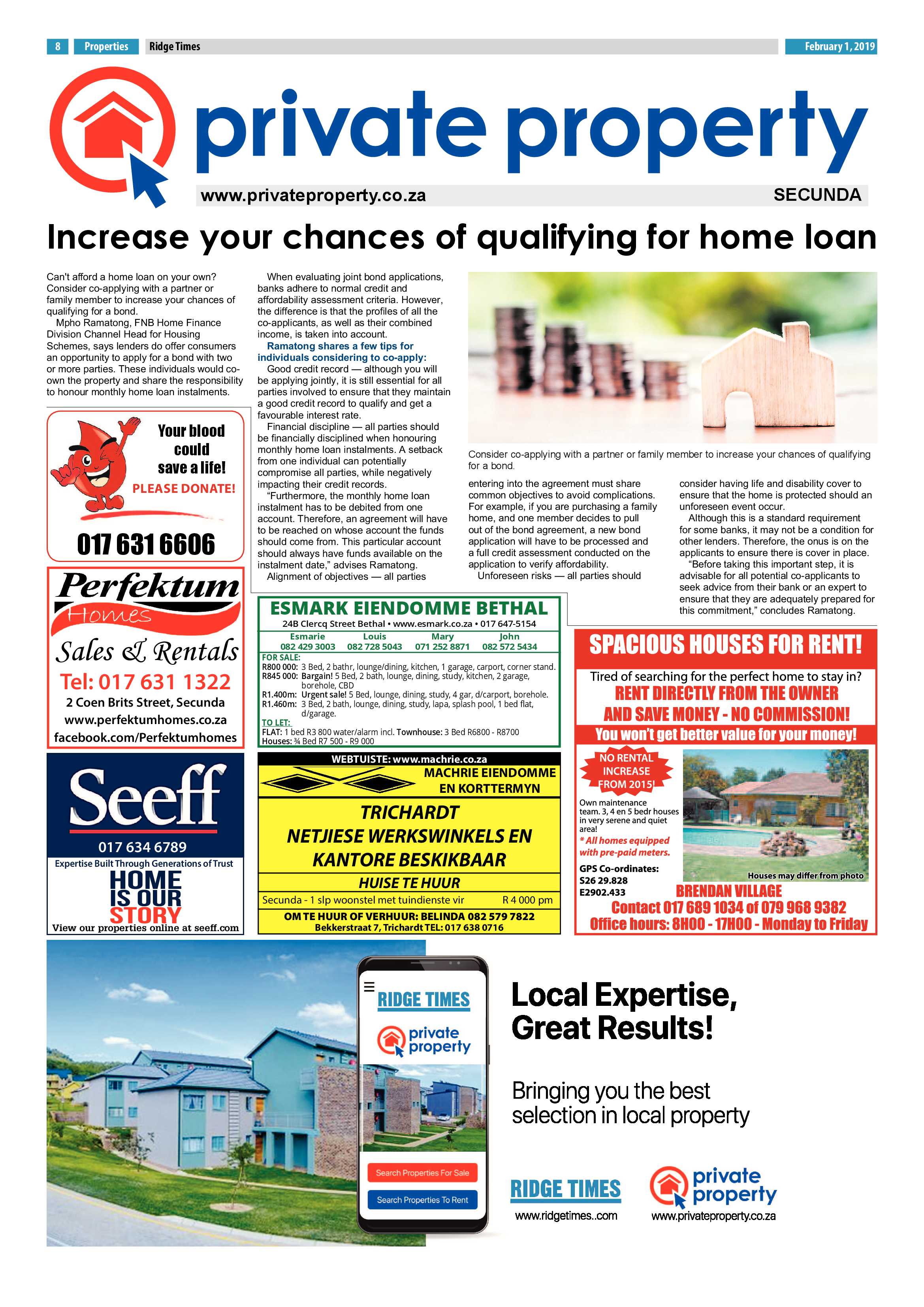 Ridge Times 1 February 2019 page 8