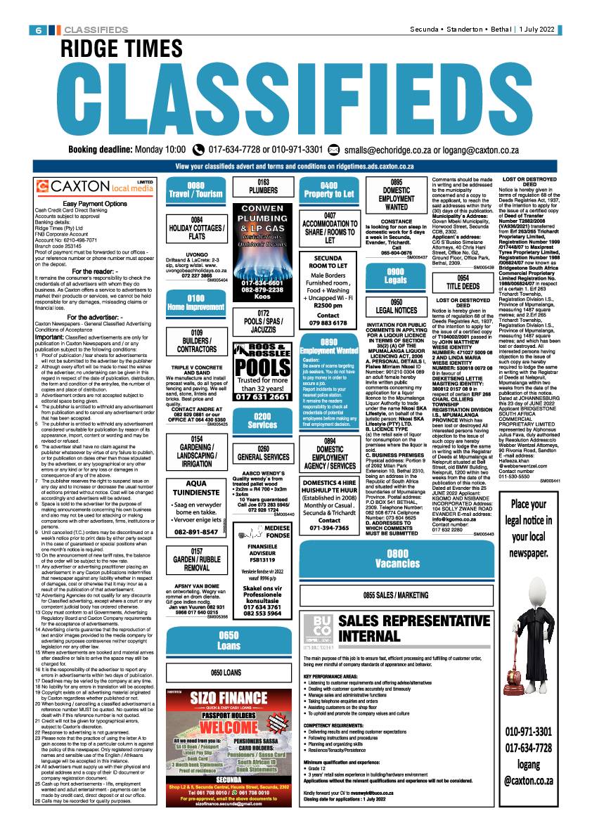 Ridge Times 1 July 2022 page 6