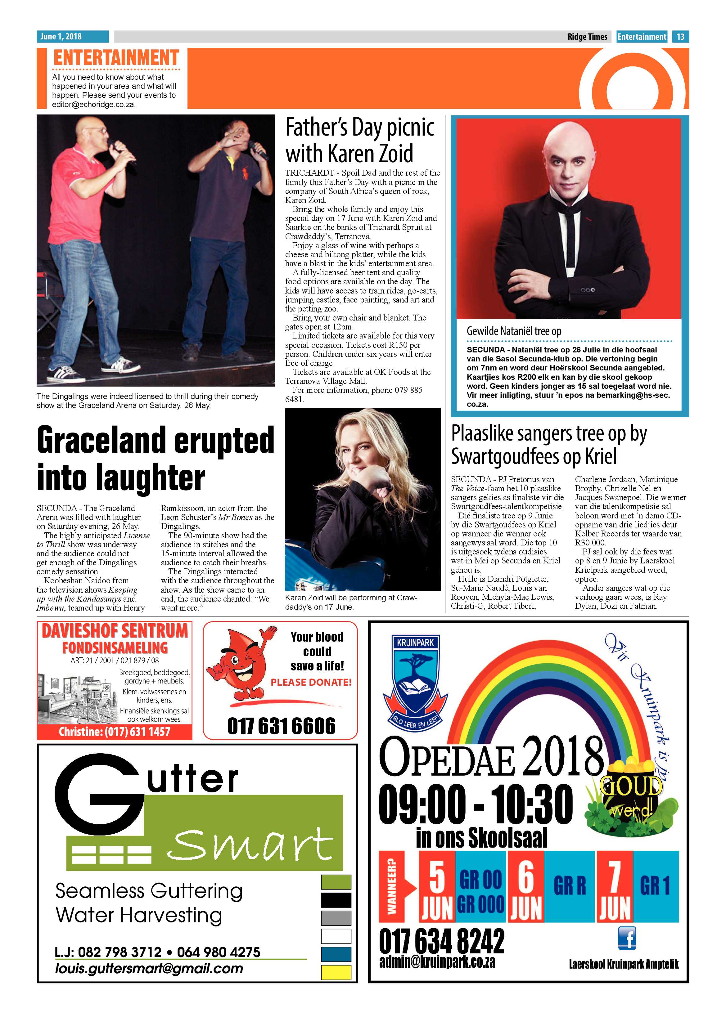 Ridge Times 1 June 2018 page 13