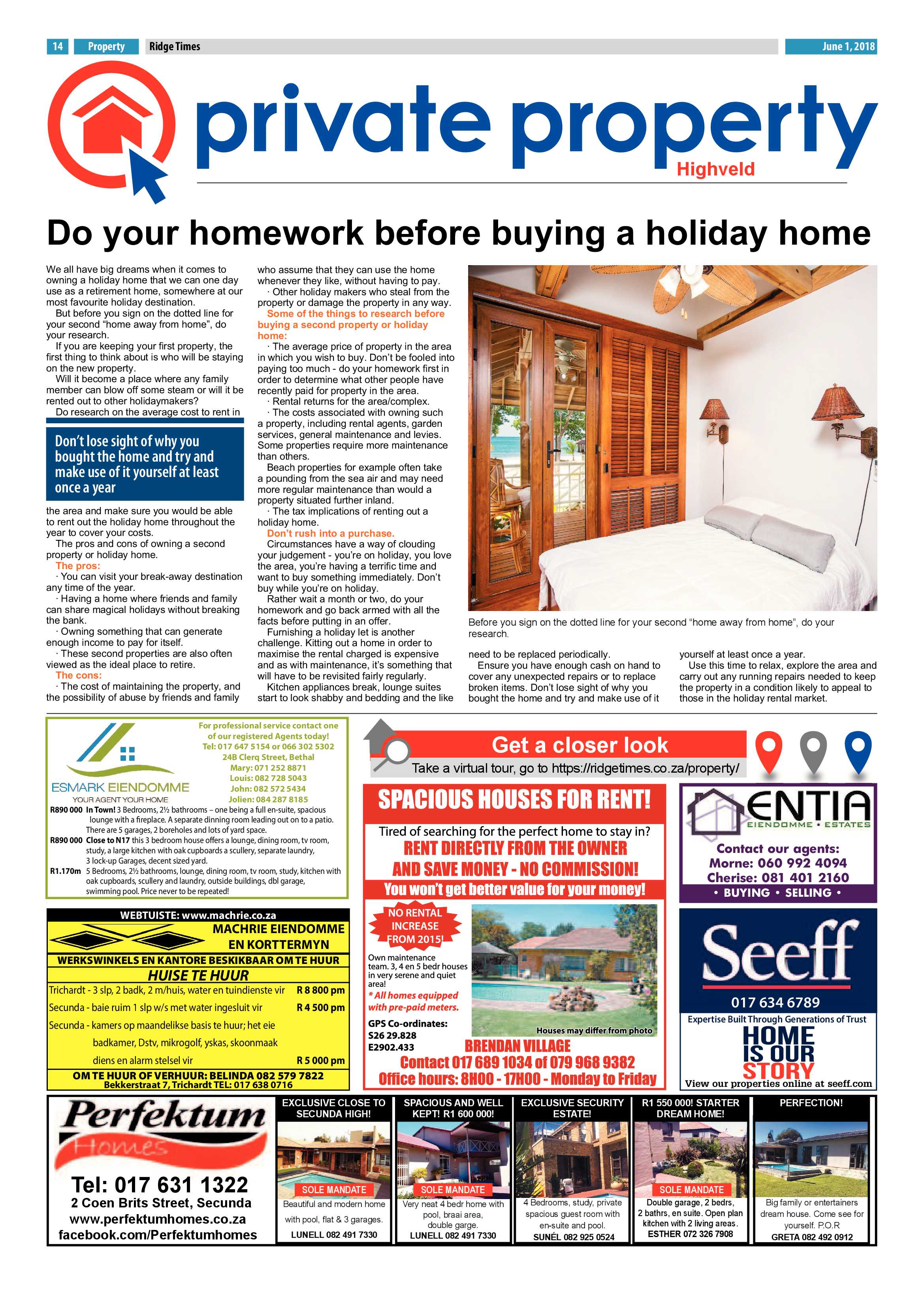 Ridge Times 1 June 2018 page 14