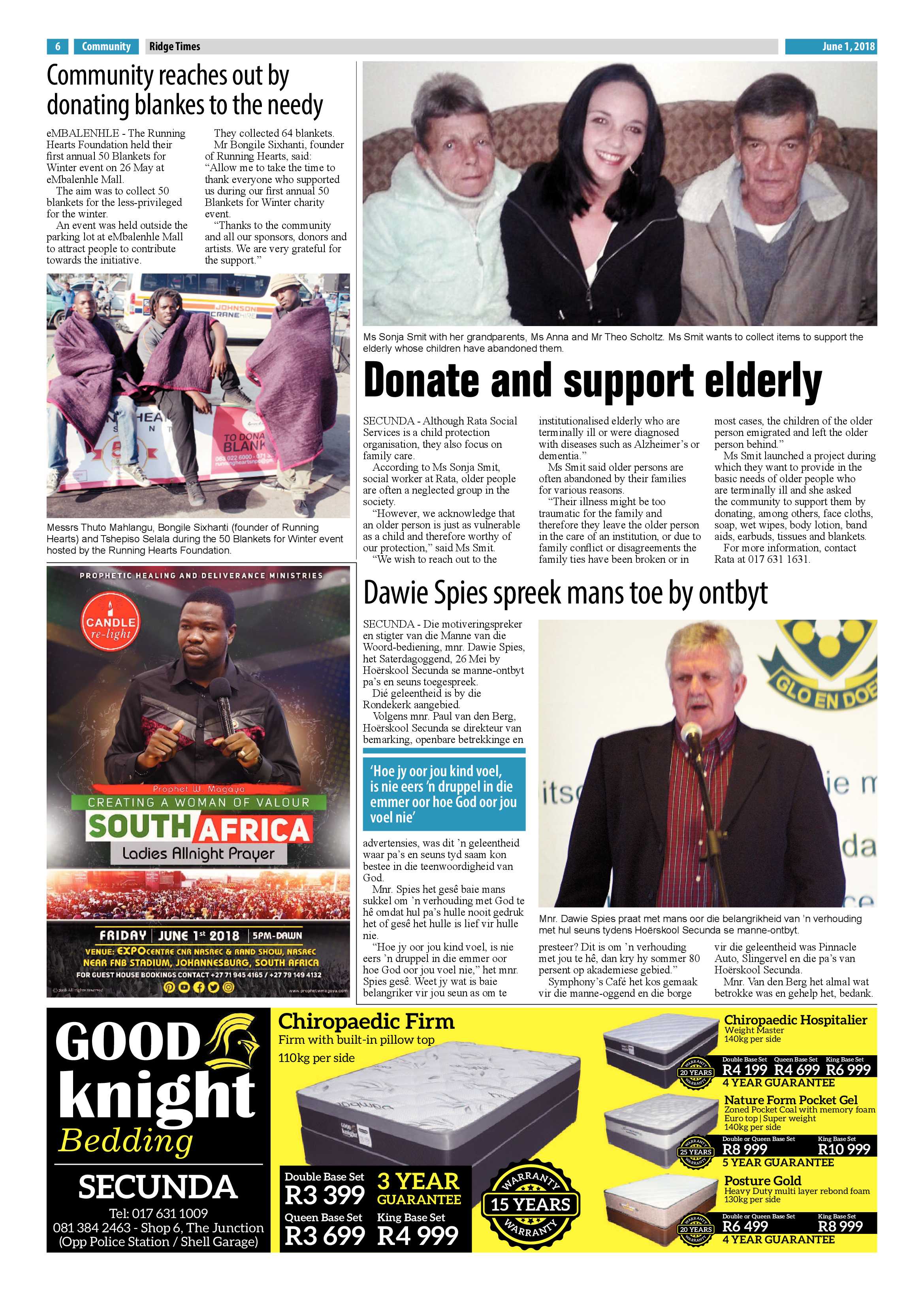 Ridge Times 1 June 2018 page 6