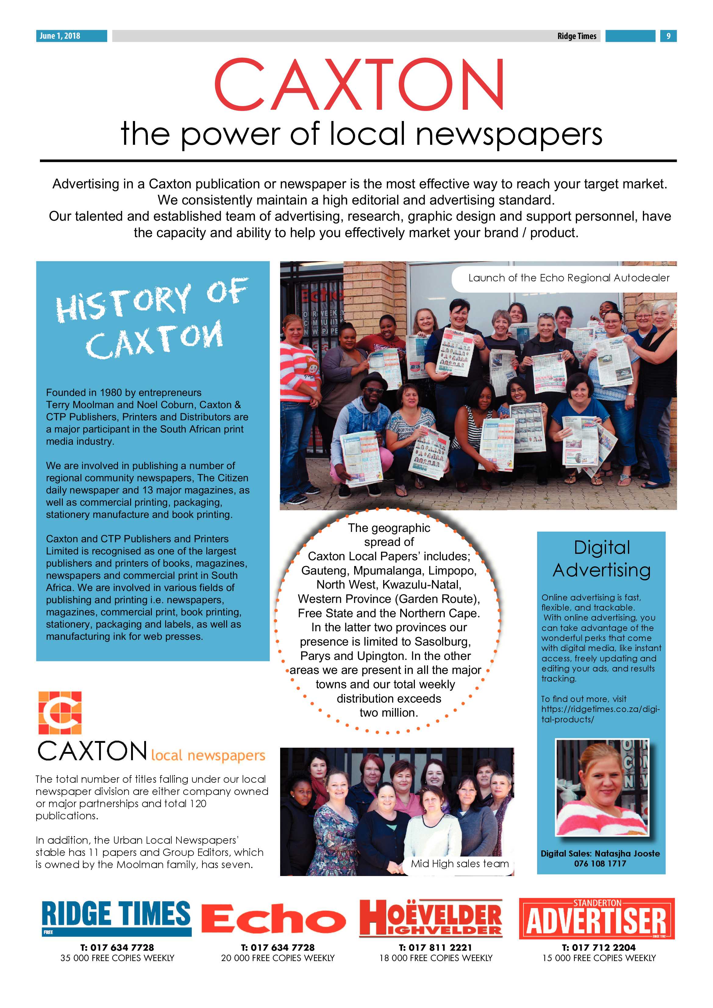 Ridge Times 1 June 2018 page 9